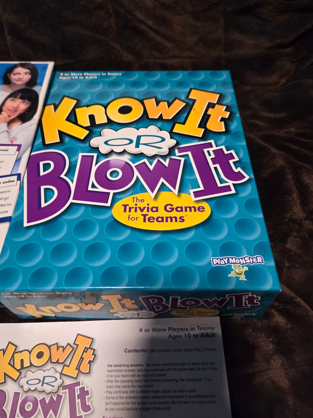 Know It or Blow It Game-Patch Products 2013 Party Game-100% COMPLETE
