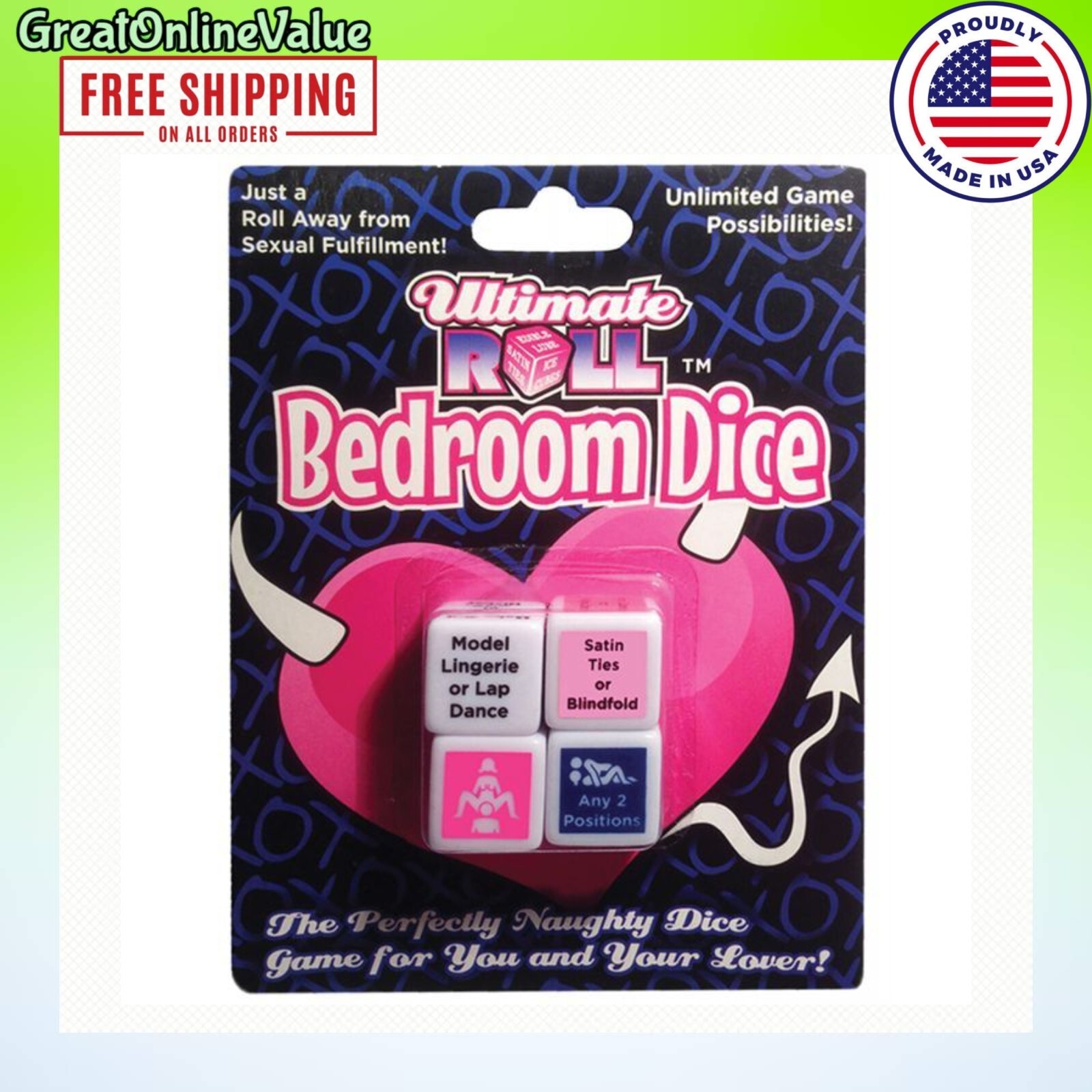 4PC Sex Dice Adult Love Games Bedroom Sex Couples Gift Glow in the Dark