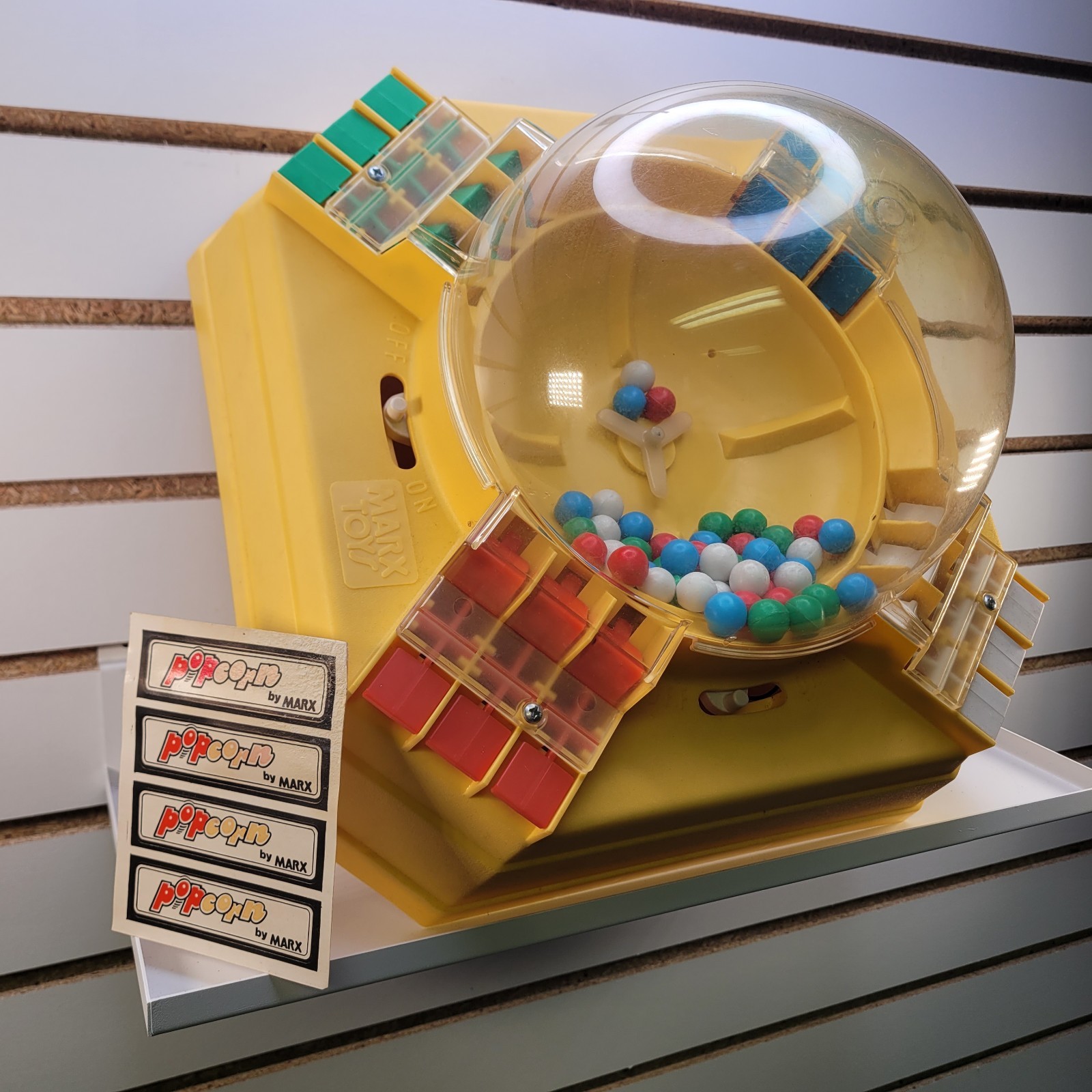 Vtg MARX Toys Popcorn Game w/Box Battery-operated Tabletop Please Read