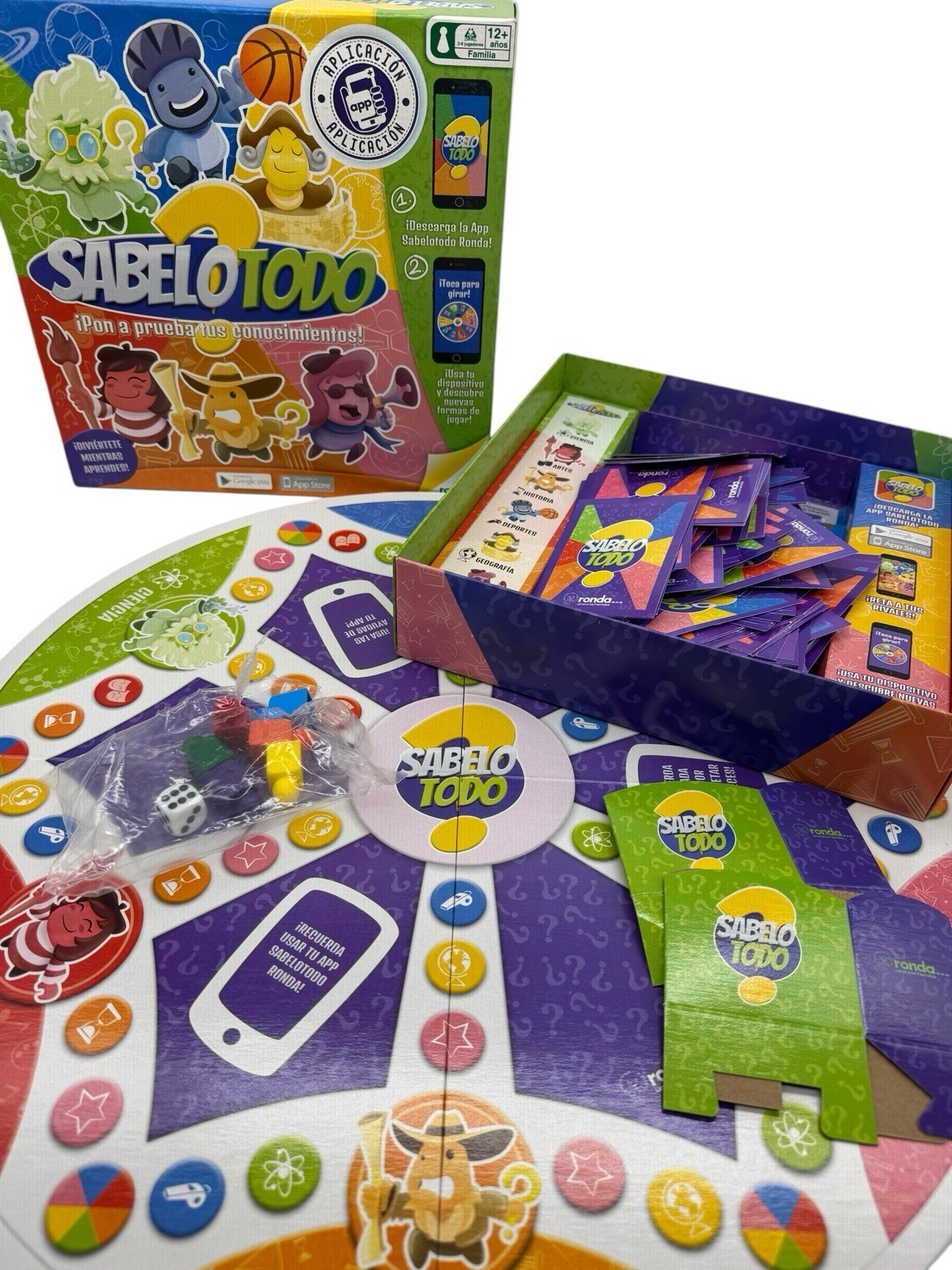 Sabelotodo Ronda Spanish Board Game Familia Colombia Trivia Questions