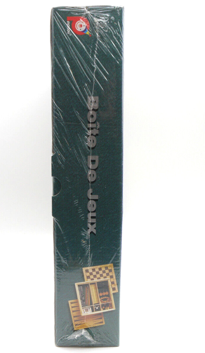 Vintage GAME COMPENDIUM 7901-0 Wooden Pintoy Thailand 2000 – NEW Shrinkwrapped