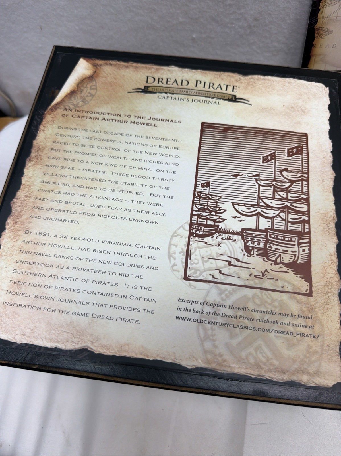 Front Porch Classics Dread Pirate Game Bookshelf Edition Board Game
