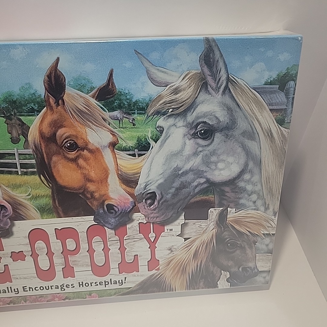 Horse-Opoly Board Game by Late For The Sky NEW SEALED Horseopoly USA Monopoly
