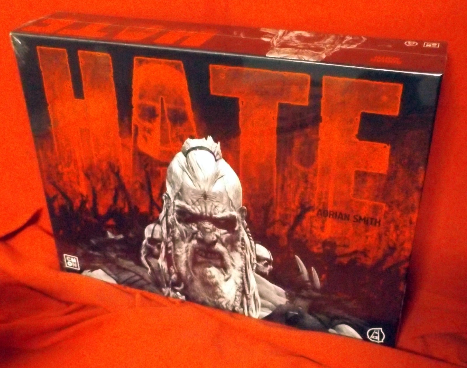 hate board game cmon w/add ons new condition