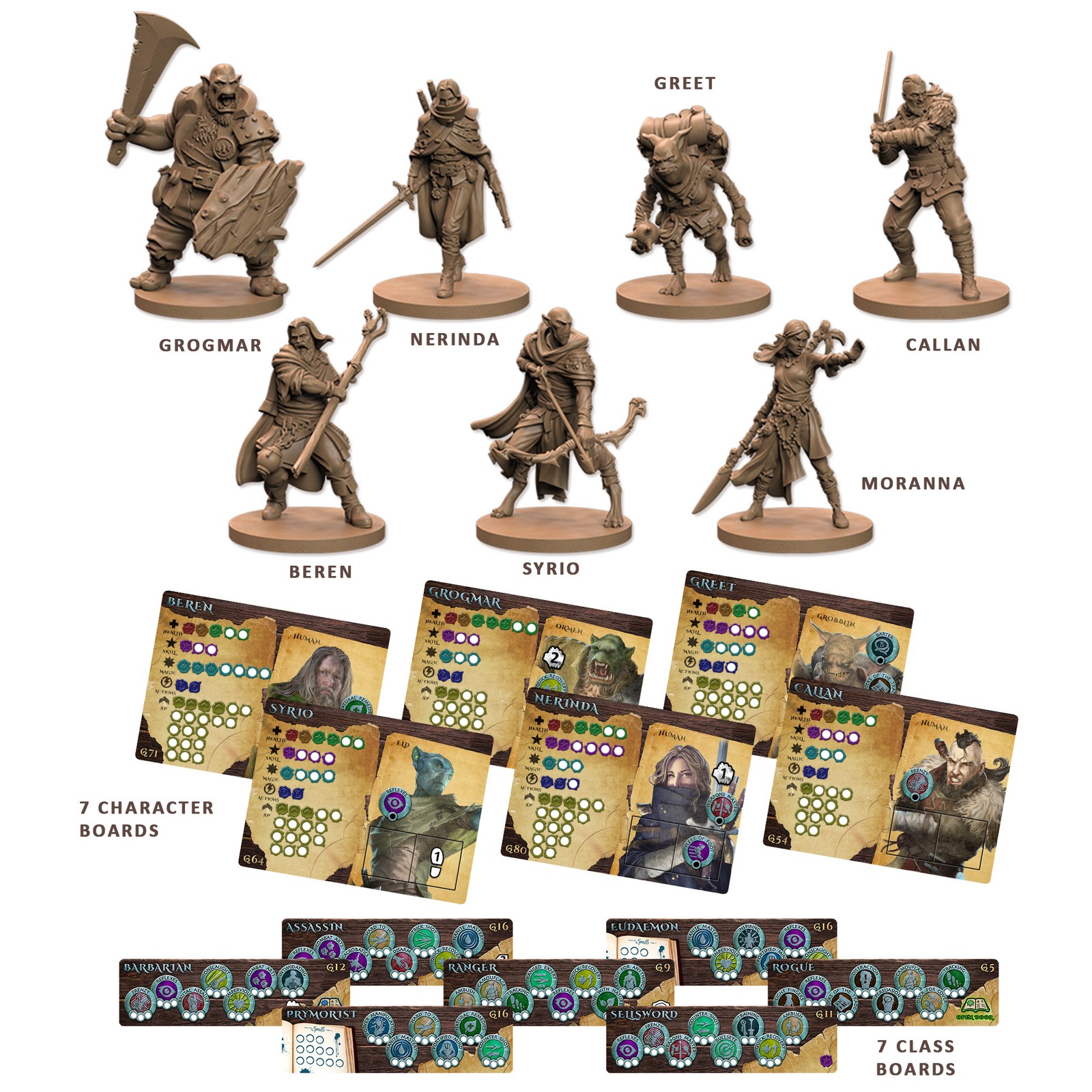 Maladum Dungeons of Enveron Starter Set – Dungeon Crawler D&D DND HeroQuest THG