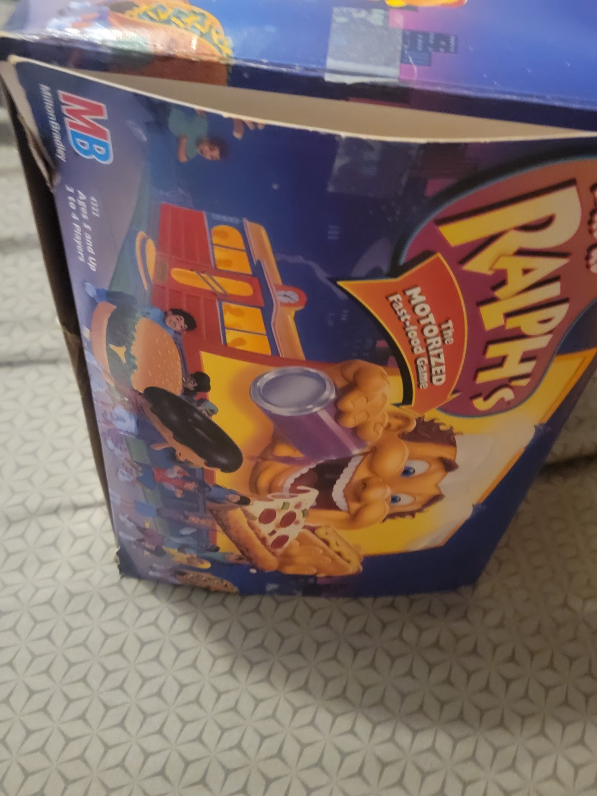 Eat at Ralph’s The Motorized Fast-food Game 1992 USED-WORKS Not COMPLETE