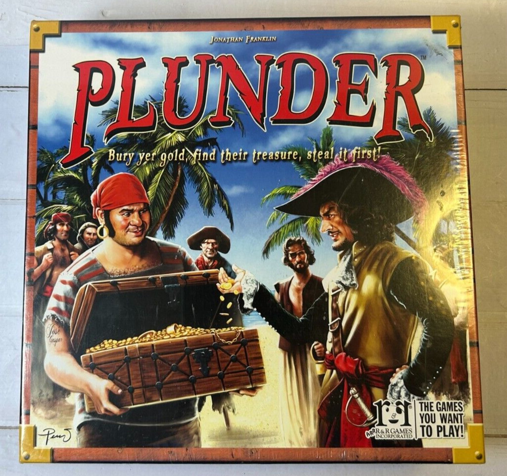 Plunder By R & R Games The Pirate Treasure Hunt Board Game