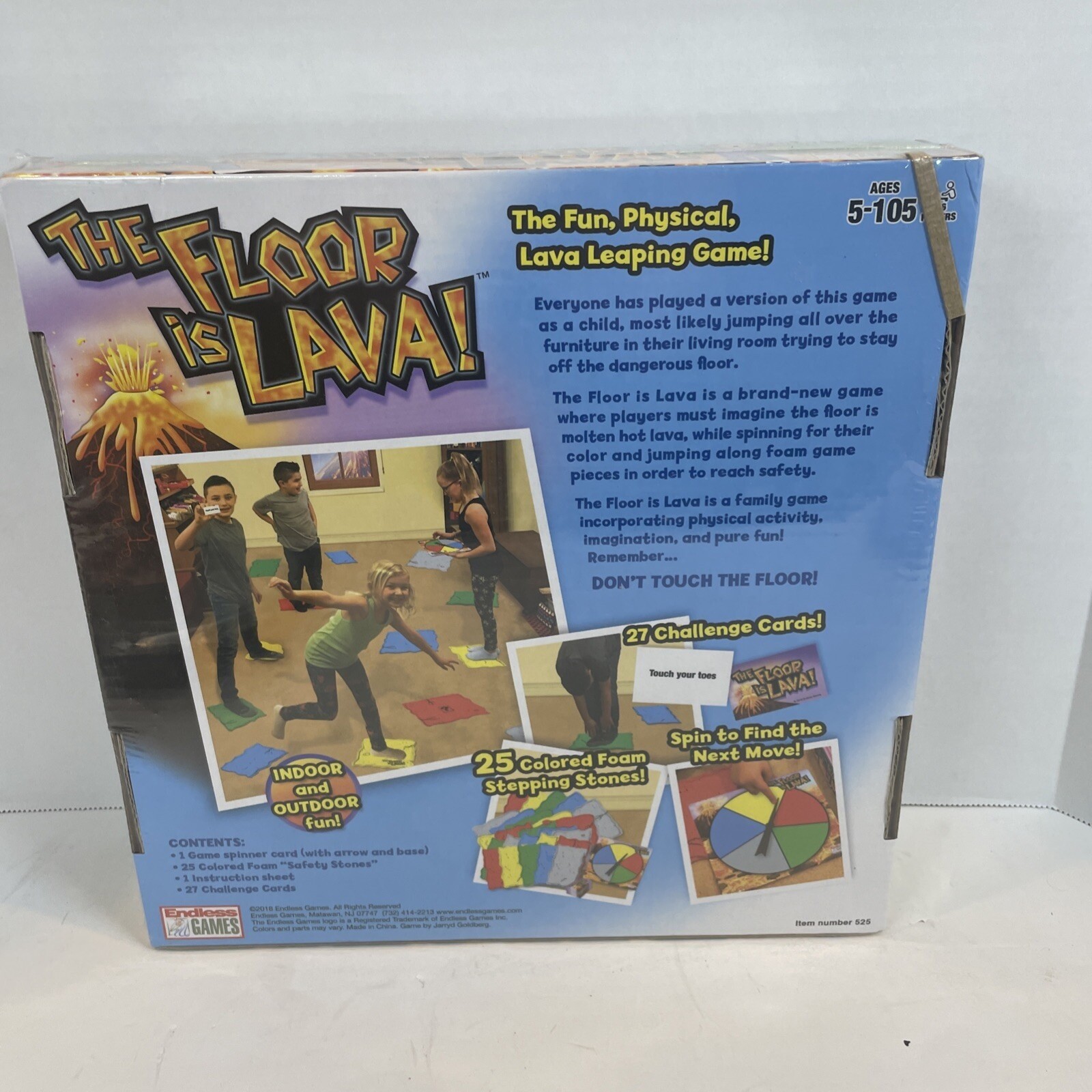 Endless Games Board Game Unisex OS Blue The Floor Is Lava! Activity Family 525