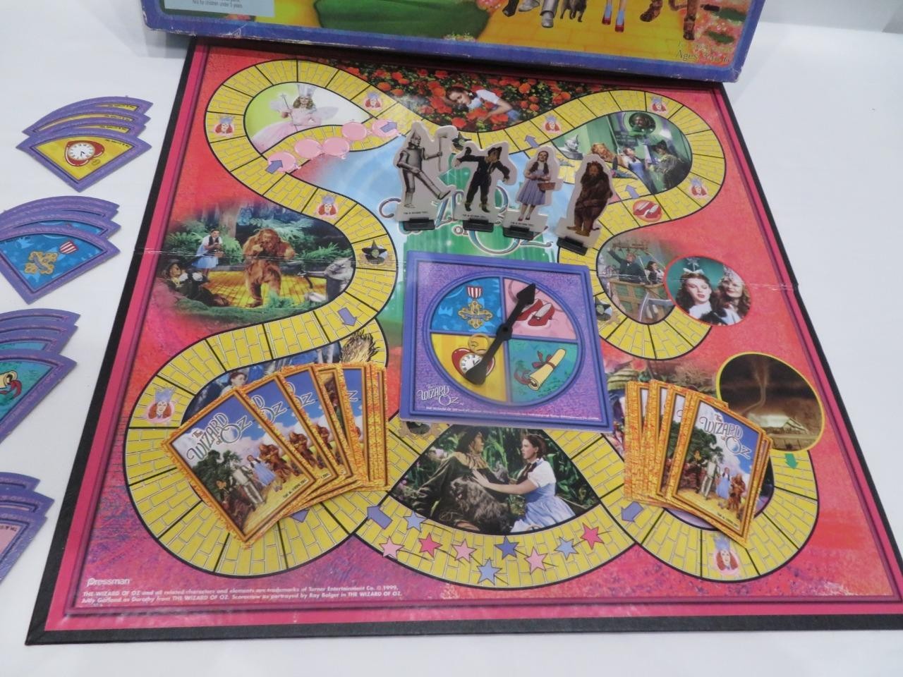 1999 The Wizard of Oz Yellow Brick Road Game #4002-2098A, Pressman 100% Complete