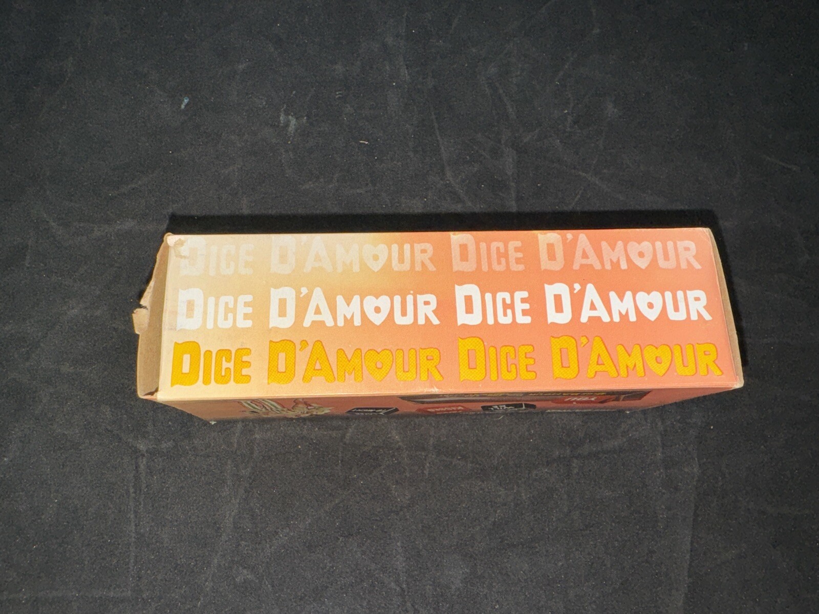 Vintage Dice D’Amour Adult Love Game Price Hong Kong NOS W/Box Naughty & Sexy