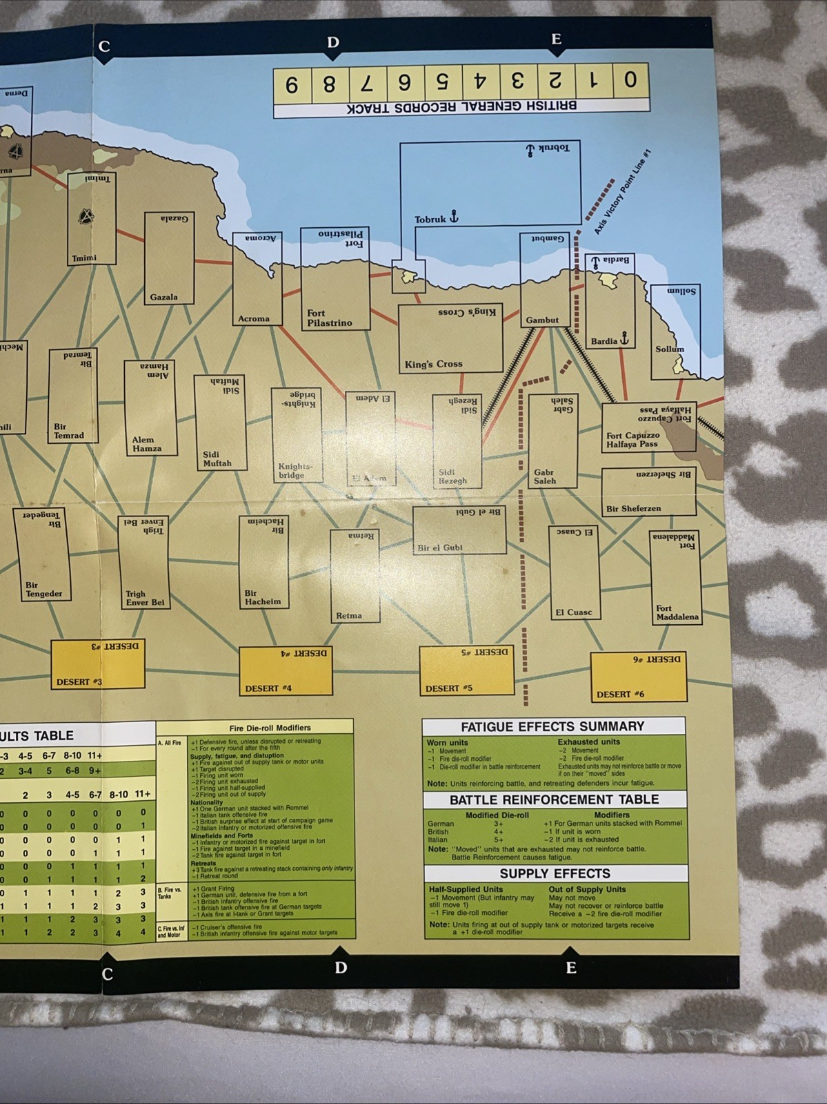 West End Games. 1986. Rommel In North Africa. Punched VGC.
