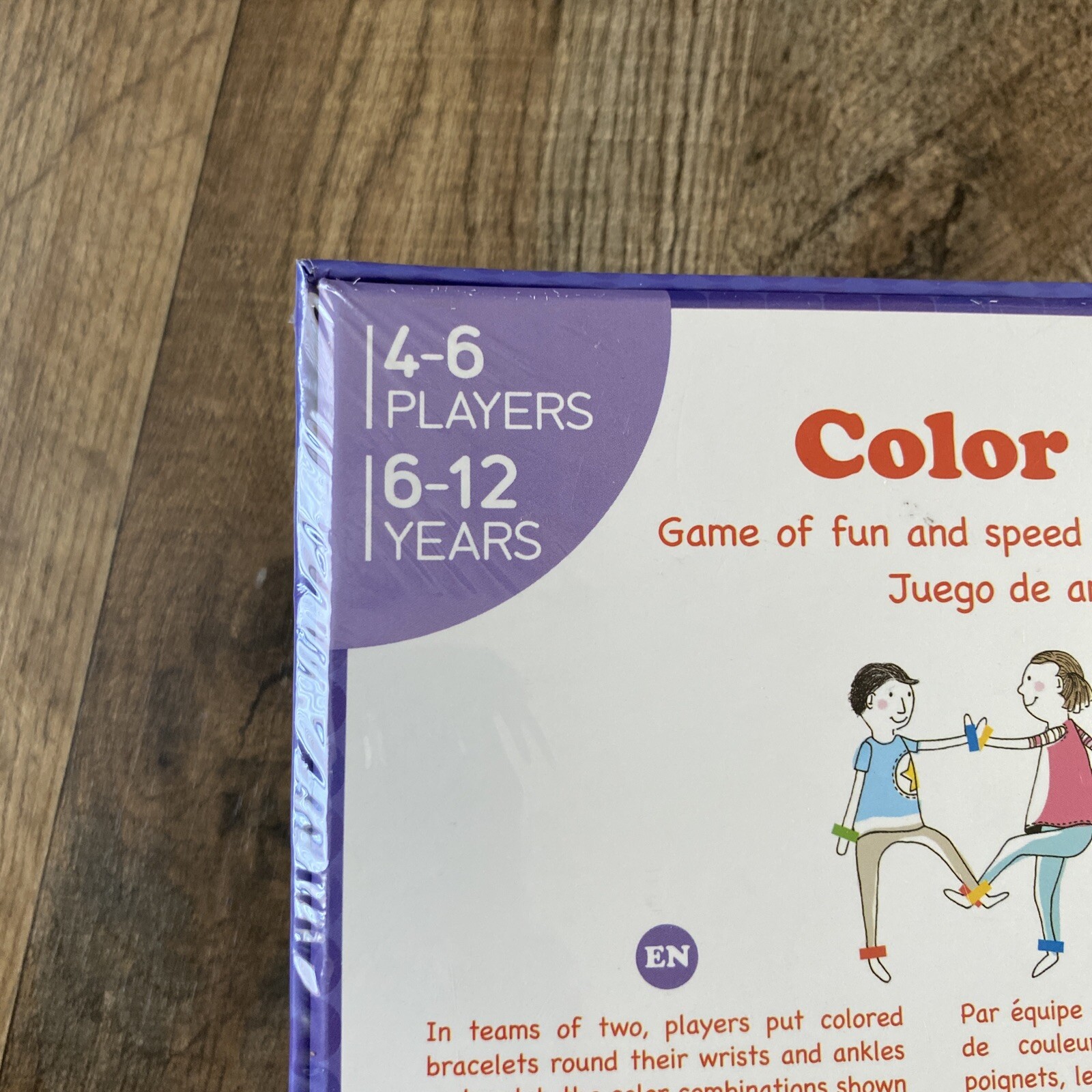 NIB Color Connect Game of fun and skill by Djeco for Ages 6-12 years