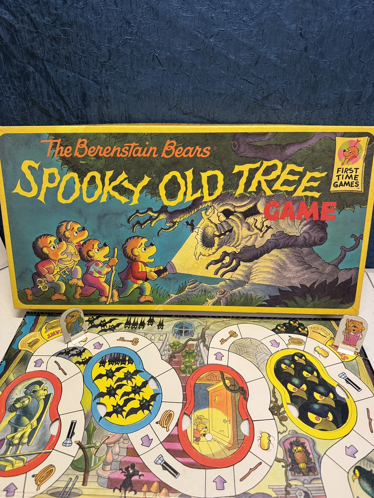 The Berenstain Bears SPOOKY OLD TREE Board Game 1989 COMPLETE