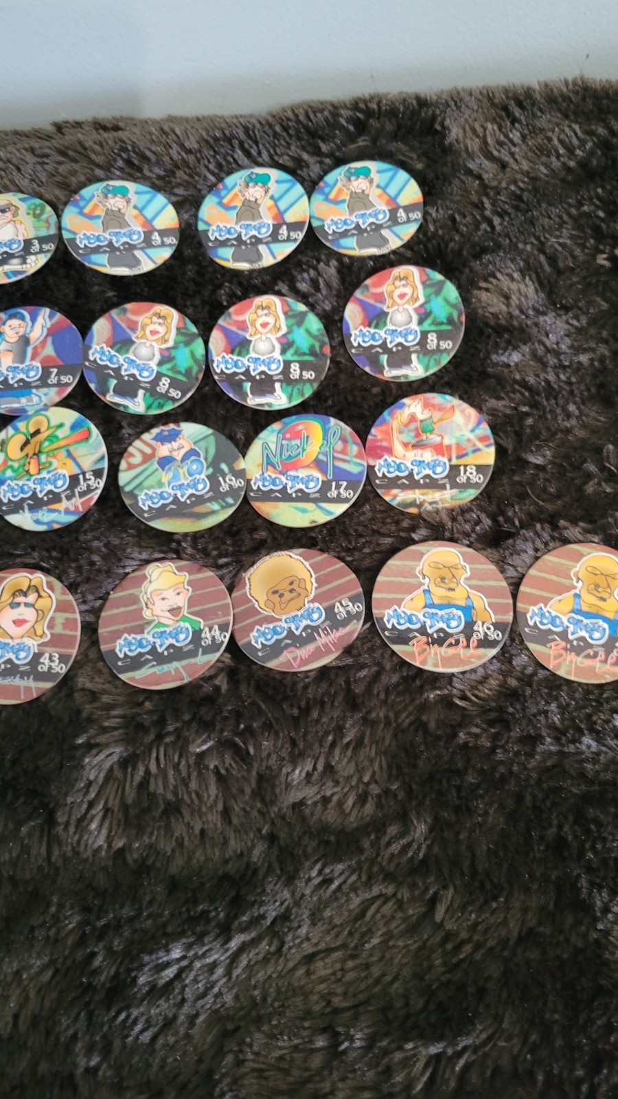 NYC Crazy Caps Bulk Lot 50+ Pieces Mixed Numbers Duplicates Set Builders 90s…