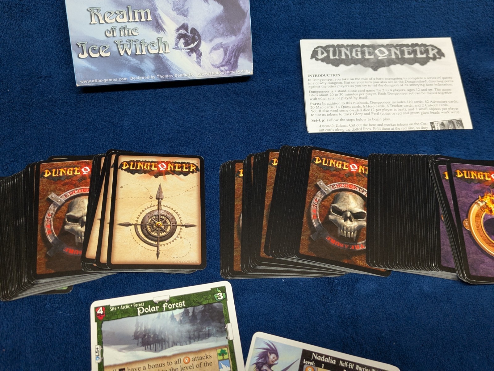 Dungeoneer Realm of the Ice Witch Card Game Expansion Atlas Games