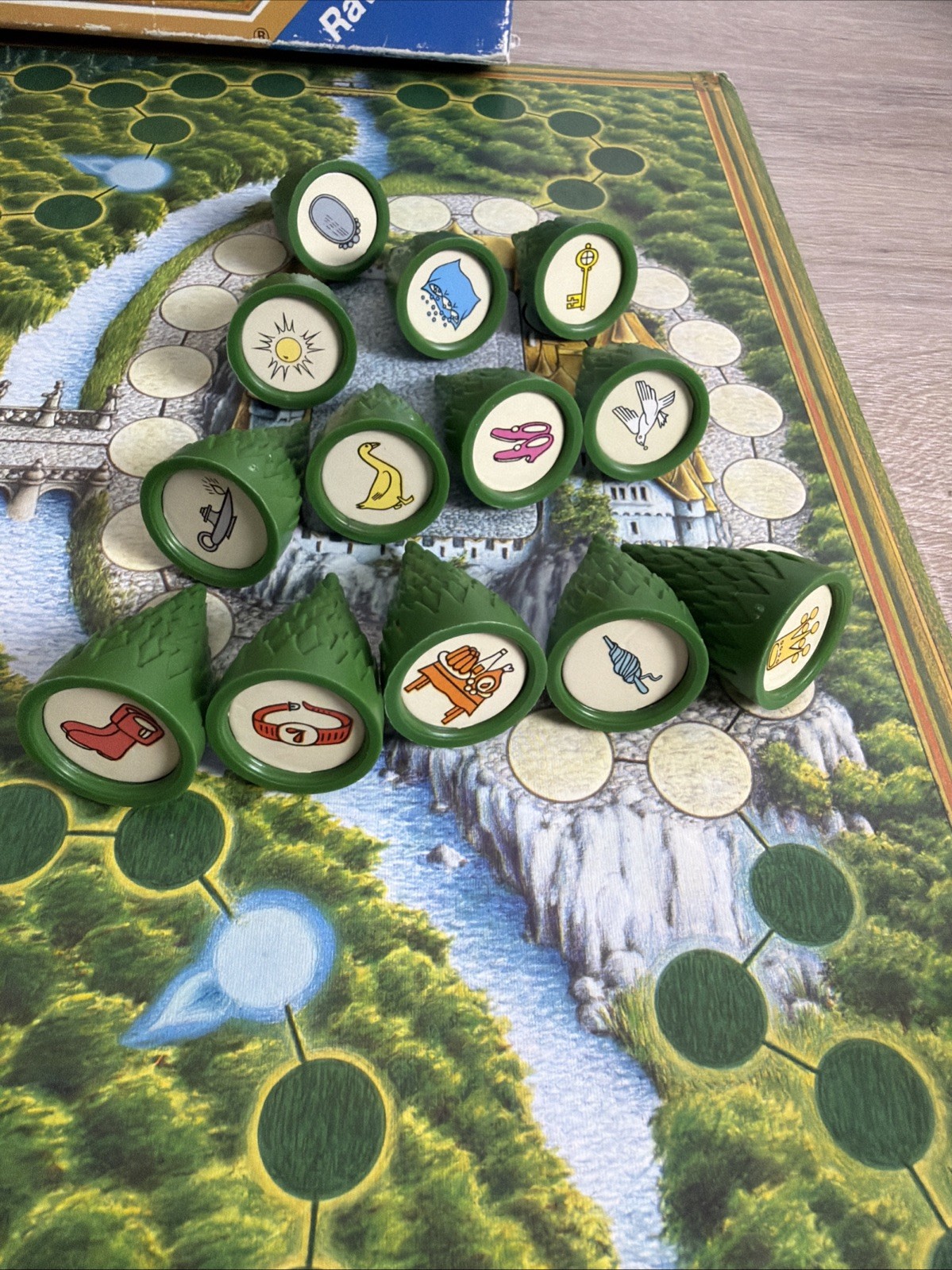 Vintage Enchanted Forest Board Game READ