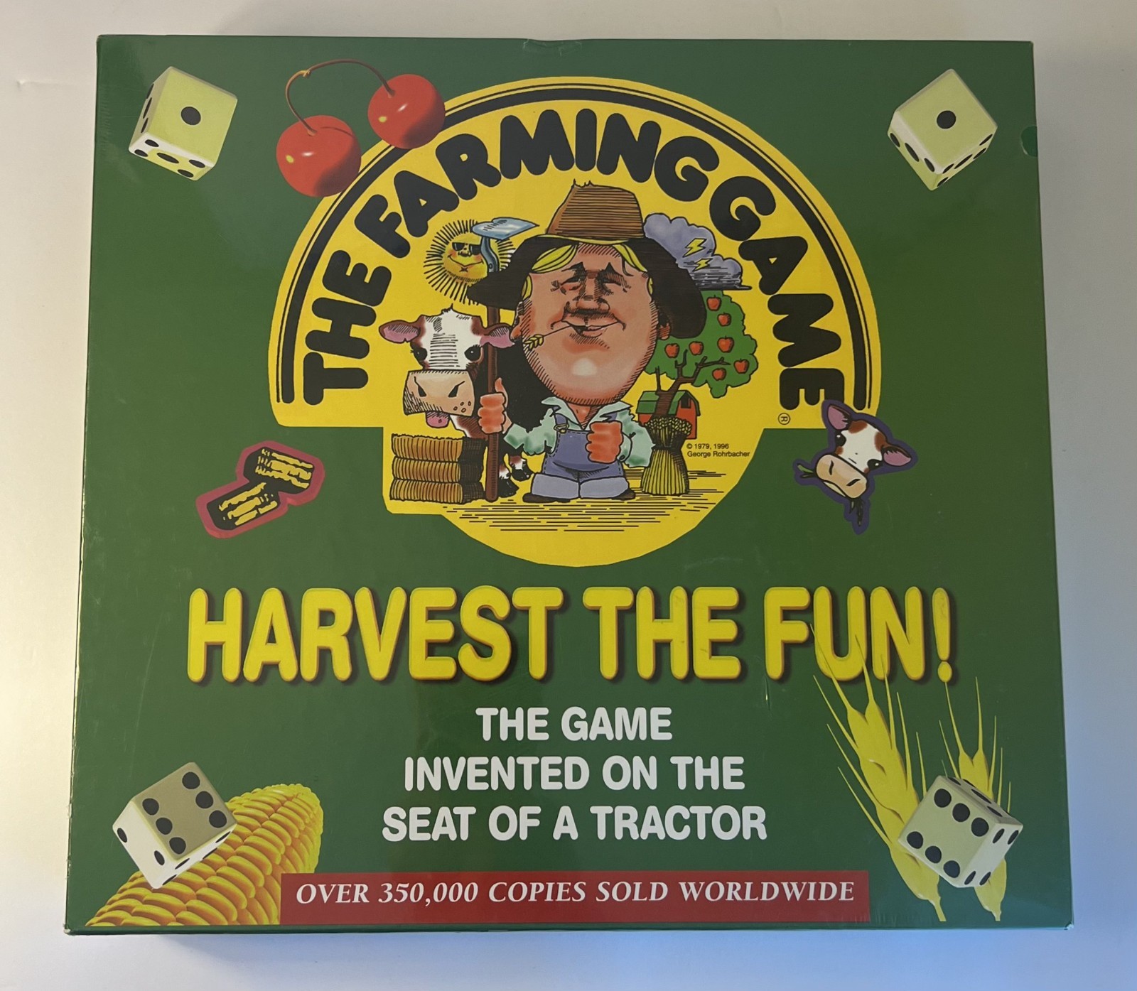 The Farming Game Harvest the Fun Board Game New Sealed 1996