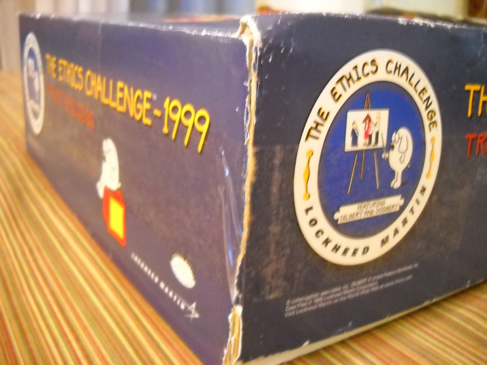 Lockheed Martin Dilbert The Challenge Continues Ethic Game 1999 Rare VHS Tape