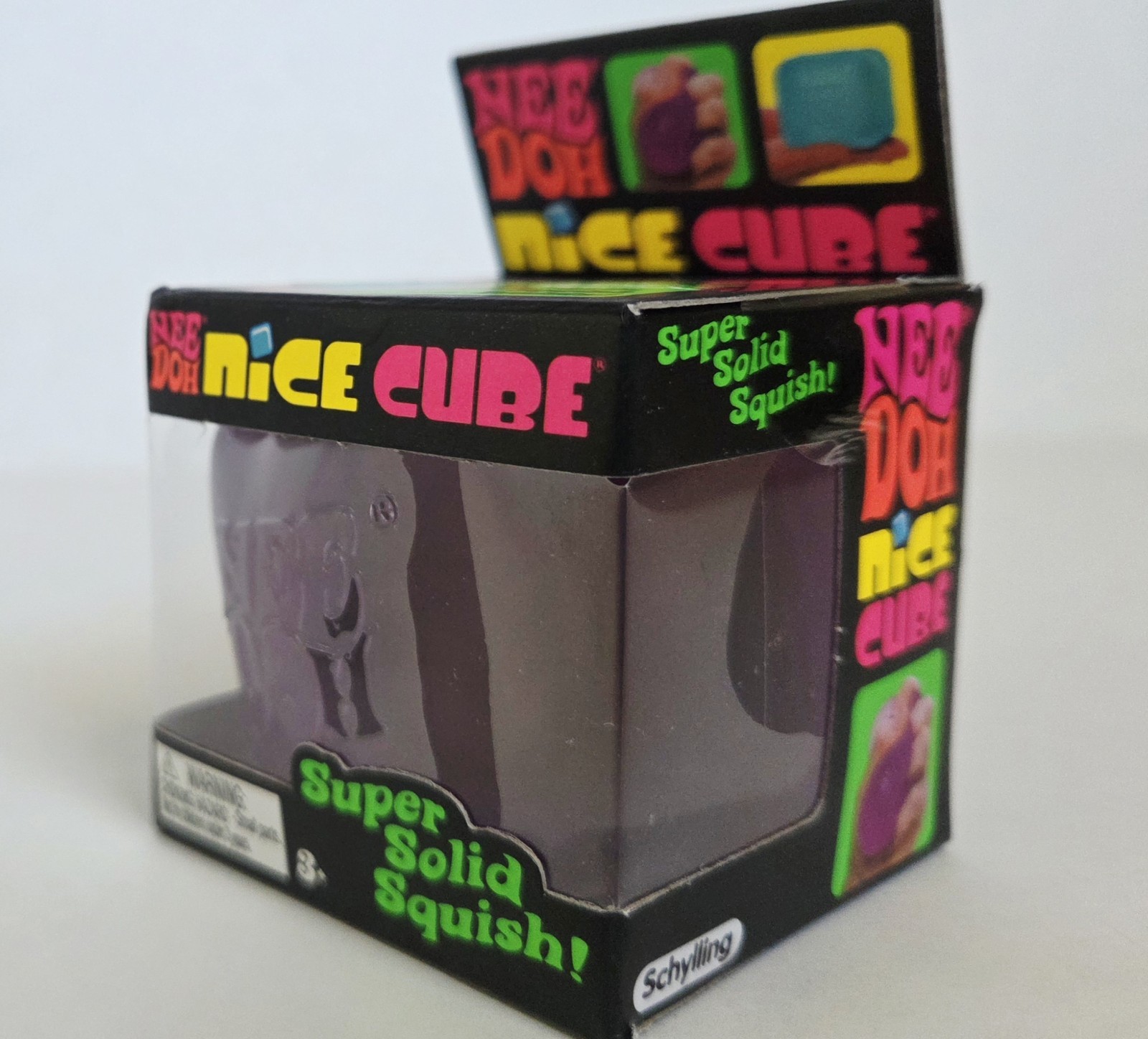 PURPLE NeeDoh Nice Cube Nee Doh Nicecube 2.25″ Squishy Stress Toy 100% AUTHENTIC