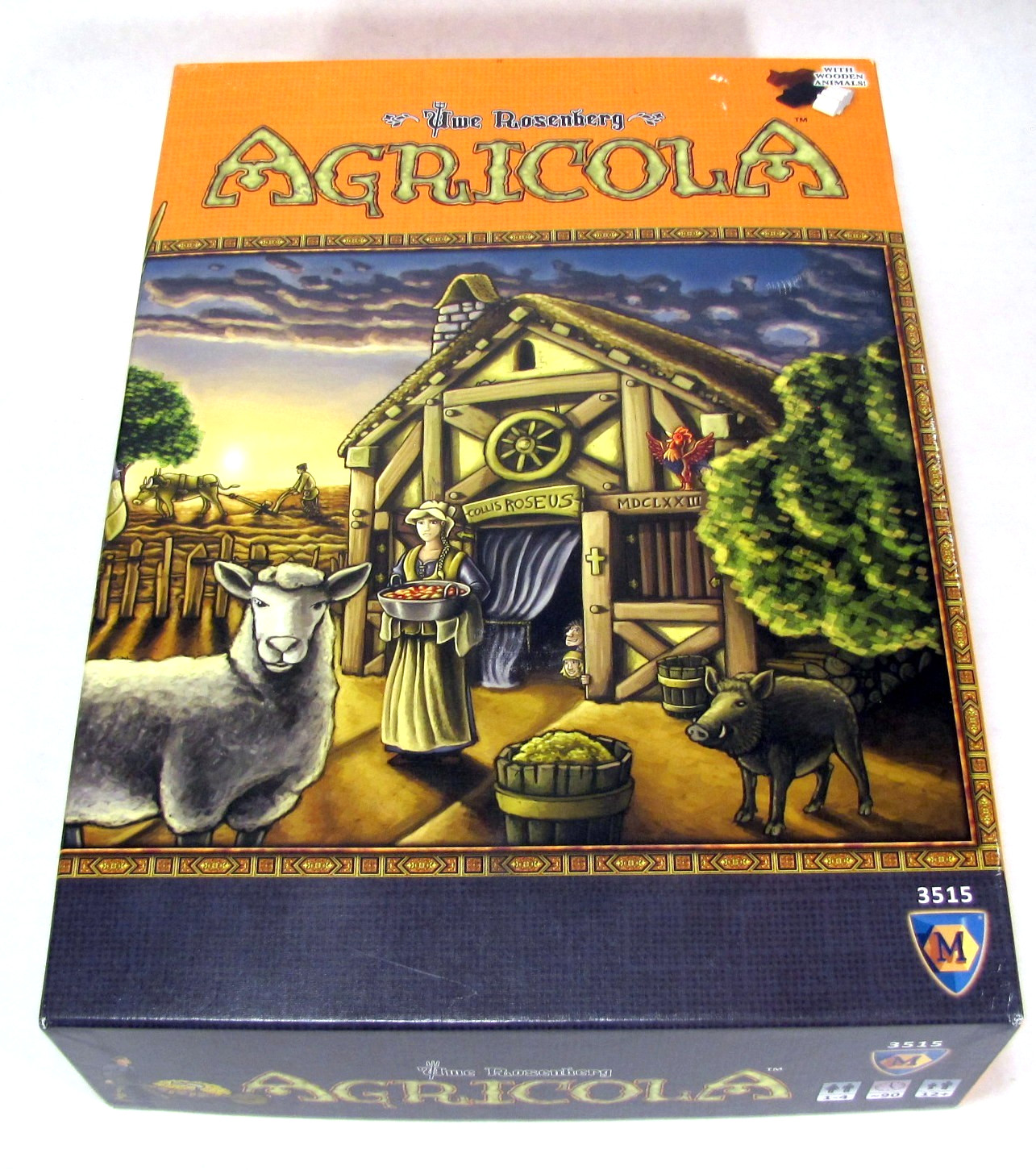 Brand New Agricola Strategy Farming Board Game by Mayfair Games 2016 Open Box