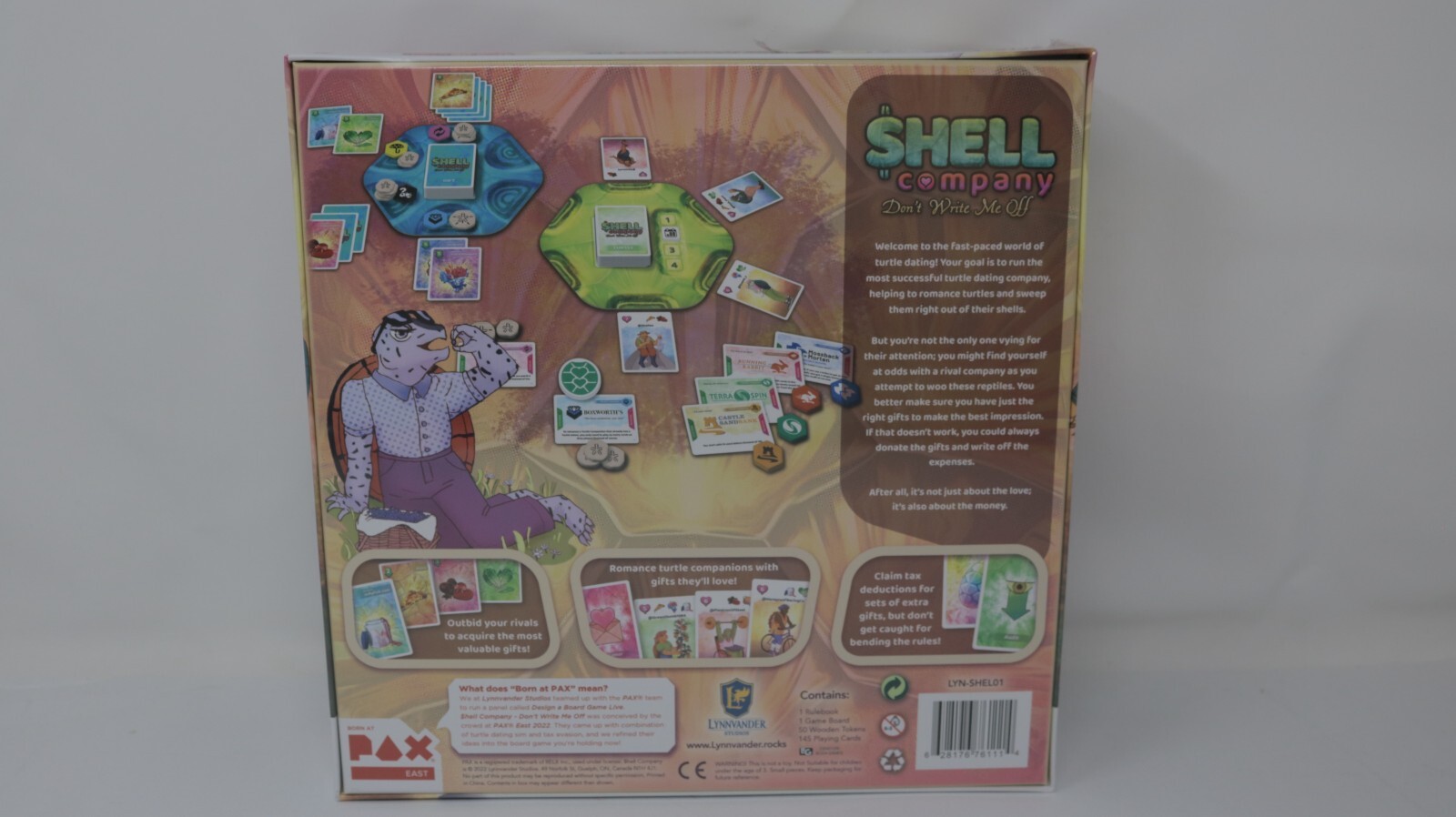 Lynnvander Studios Shell Company Don’t Write Me Board Game Brand New