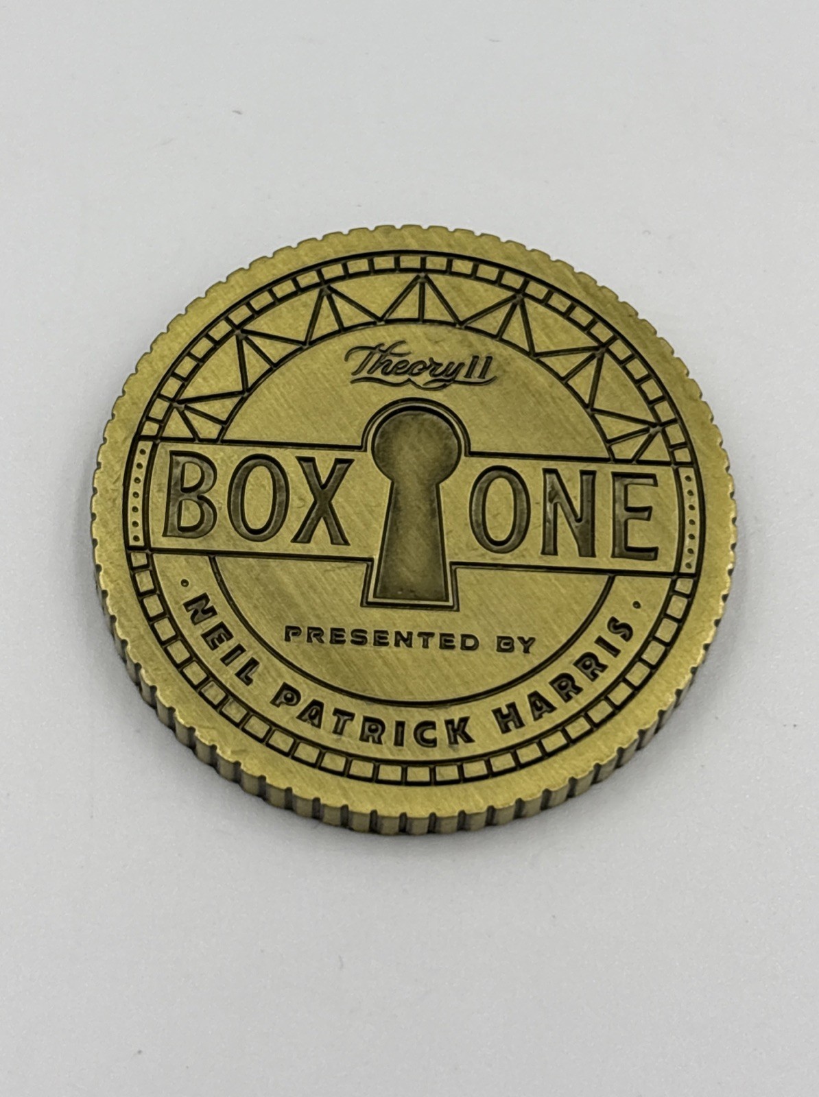 Box One Game Token only Presented By Neil Patrick Harris & Theory 11