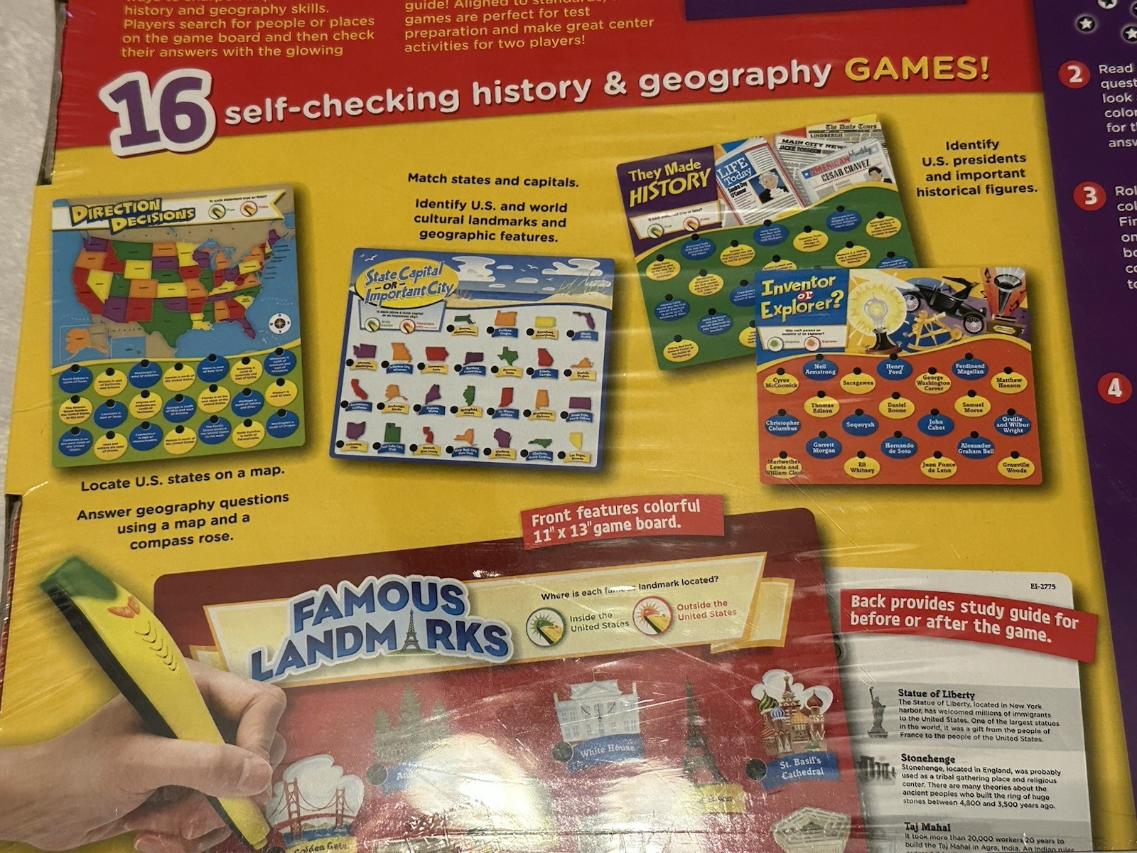 Hot Dots People & Places Cover-Up Games Educational Insights