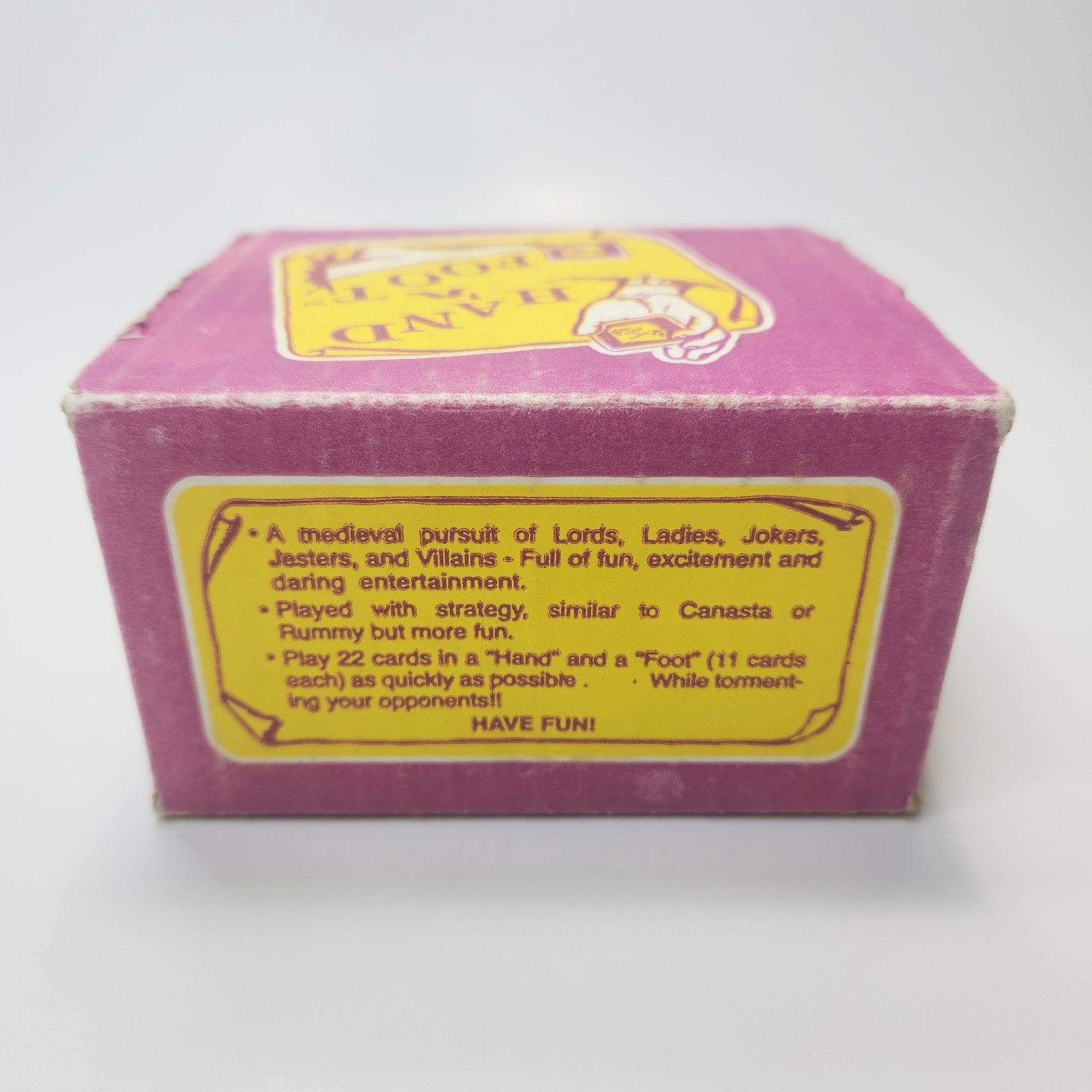 Hand ‘N Foot Strategy Card Game Similar To Canasta (Complete With Instructions)