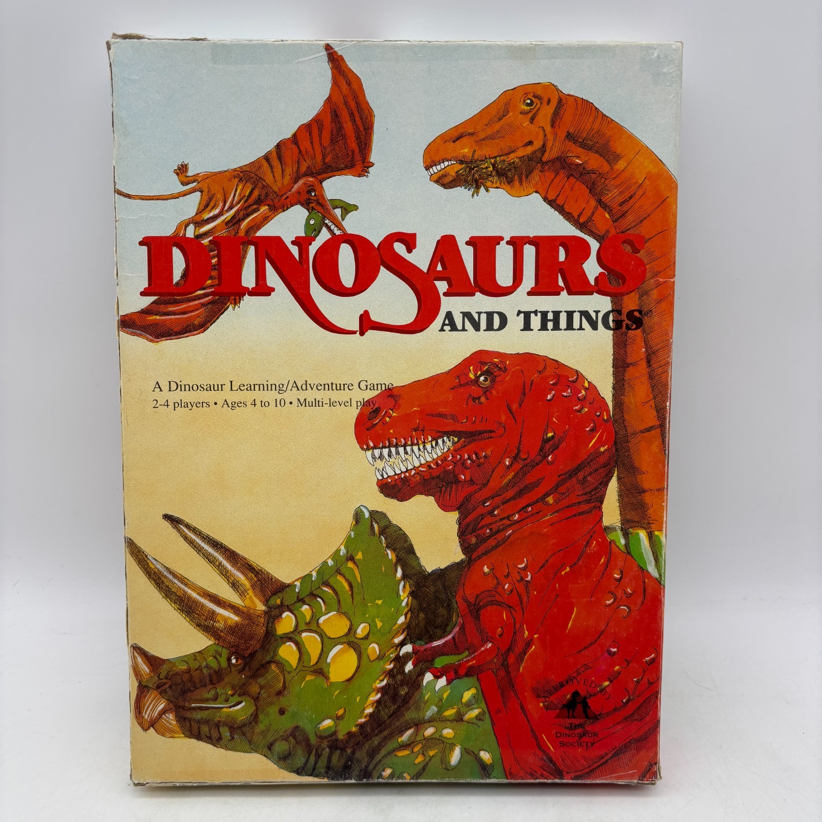 VINTAGE Dinosaurs and Things COMPLETE Aristoplay 1992 Learning Adventure Game