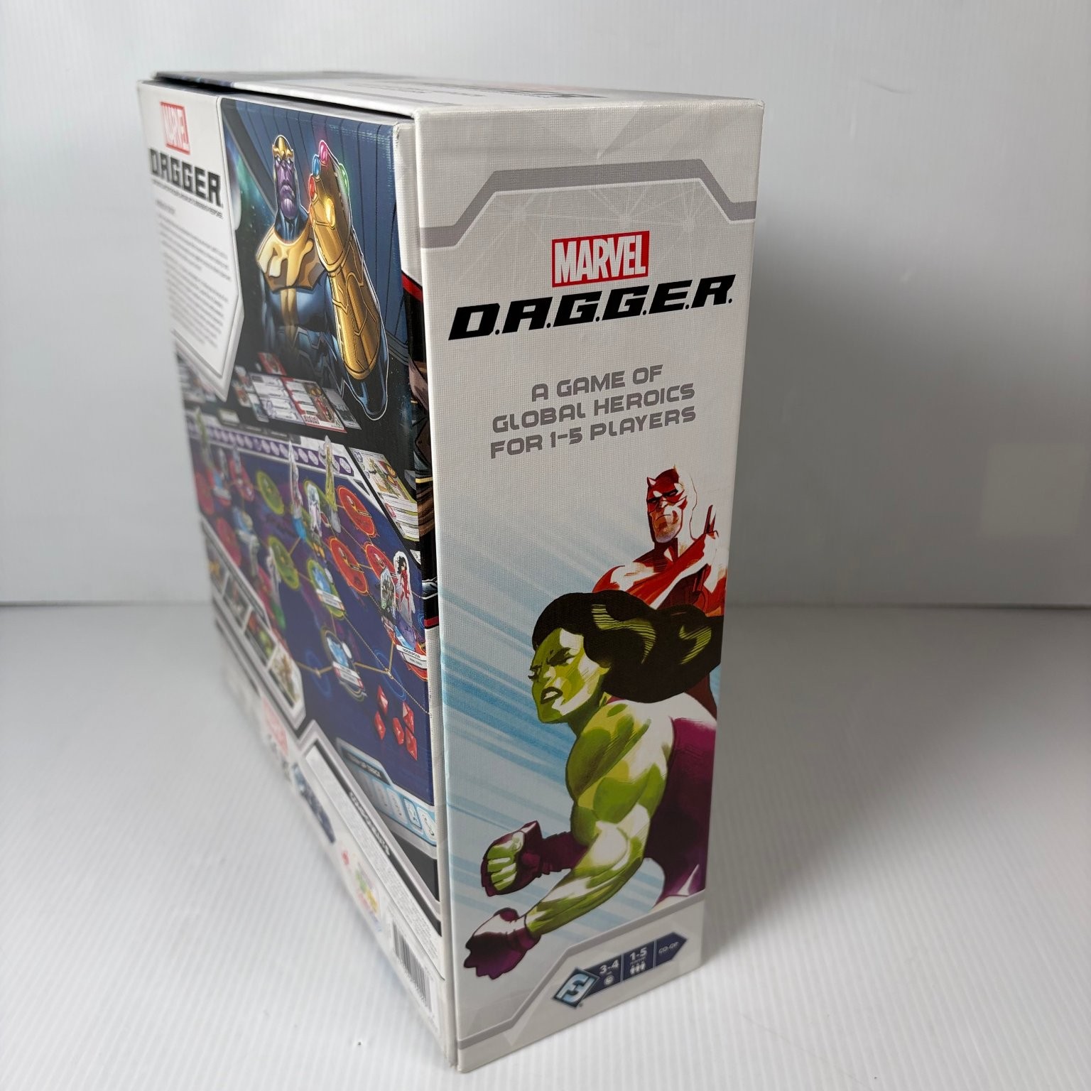 Marvel D.A.G.G.E.R. Fantasy Flight Board Game 1-5 Players Avengers Complete