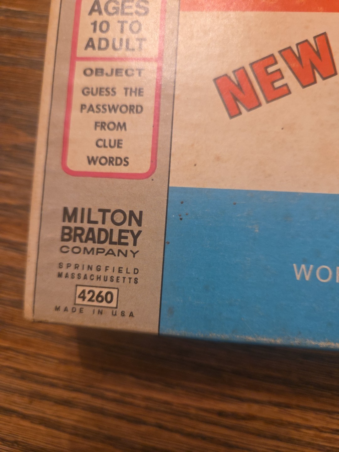 Vintage 1970 MB Milton Bradley Password 15th Edition no. 4260