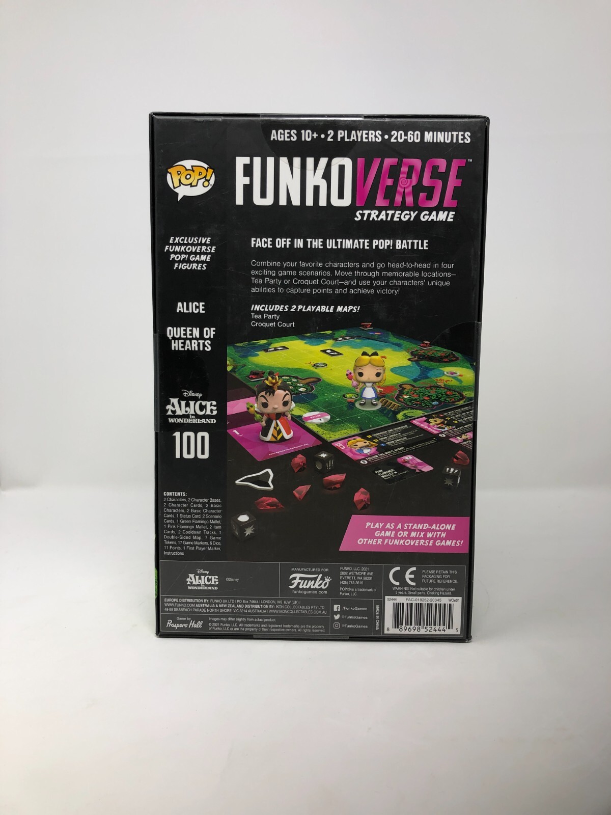 Funkoverse Strategy Game Expansion: ALICE IN WONDERLAND Disney SEALED