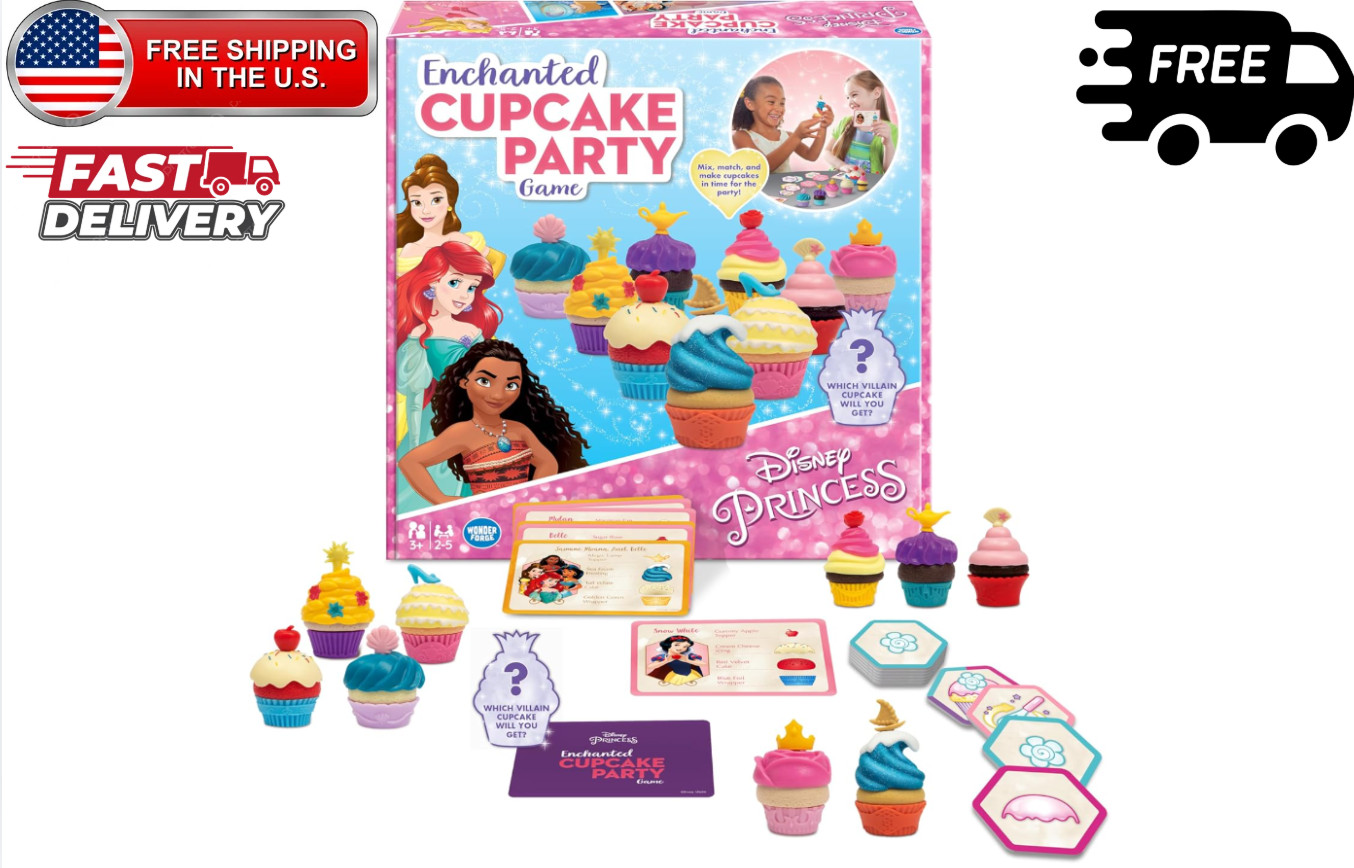 Disney Princess Enchanted Cupcake Party Game – Exciting Matching Game
