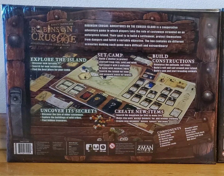 Z-Man Robinson Crusoe Adventure on the Cursed Island