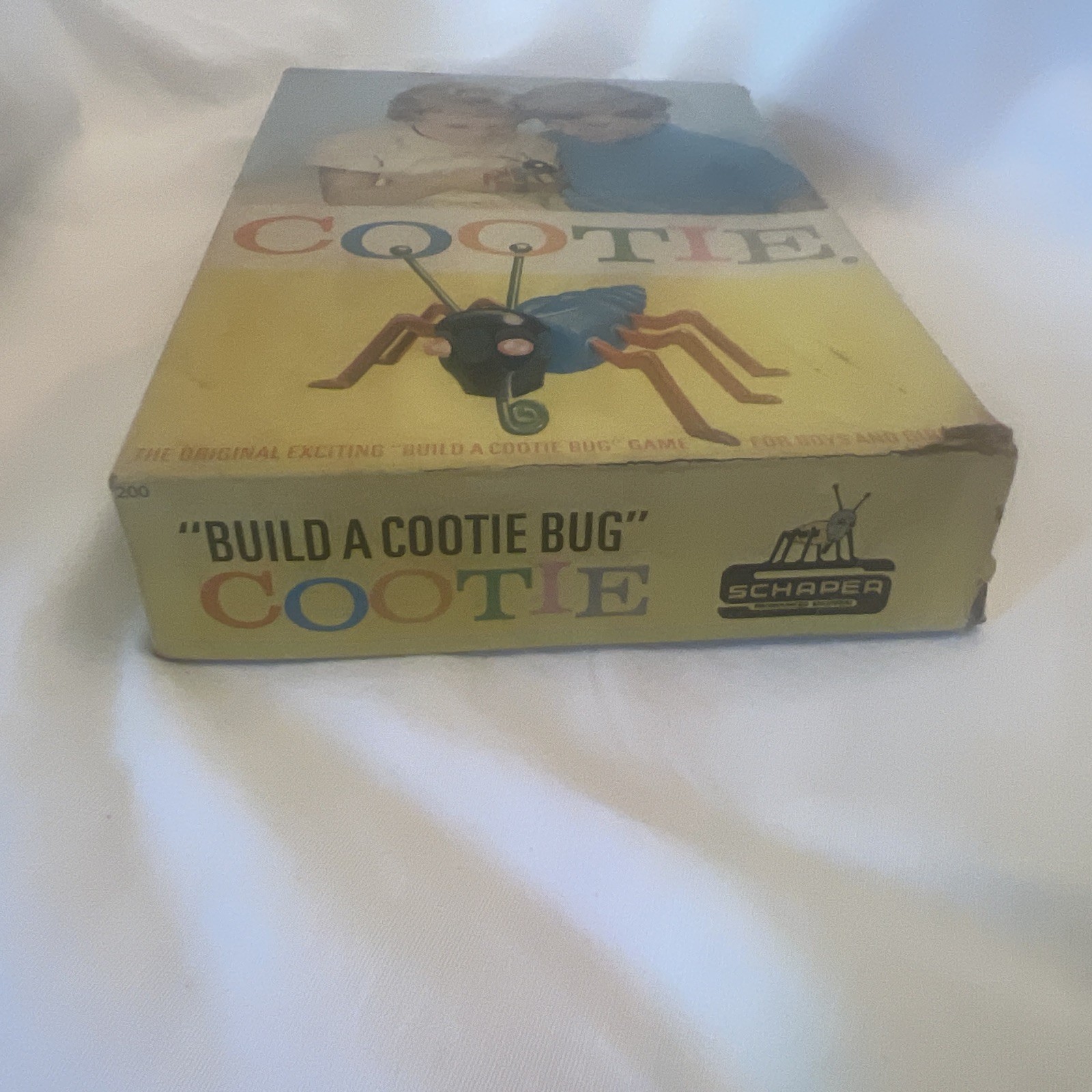 Vintage 1949 The Fabulous Game of Cootie by Schaper