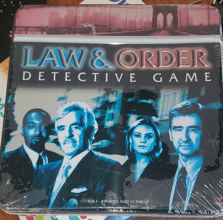 Law & Order Detective Board Game 4 Player New Sealed