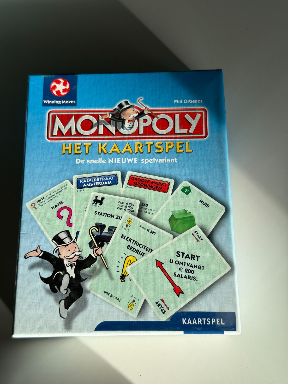 EUC Complete DUTCH Monopoly Card Game Het Kaartspel