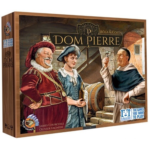 obo Dom Pierre .. Euro Worker Placement Champagne Production Board Game DENT
