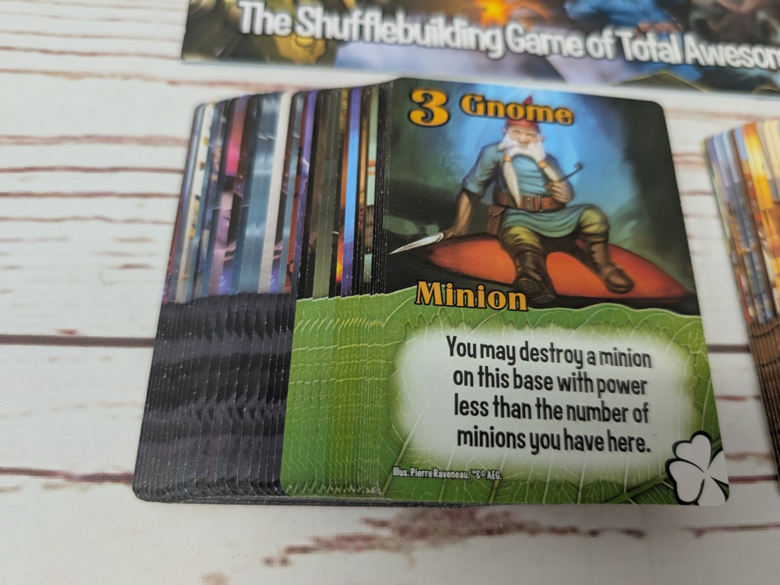 Smash Up Board Game Card Game Original Base Set & Big Geeky Box AEG *1 Bent Card