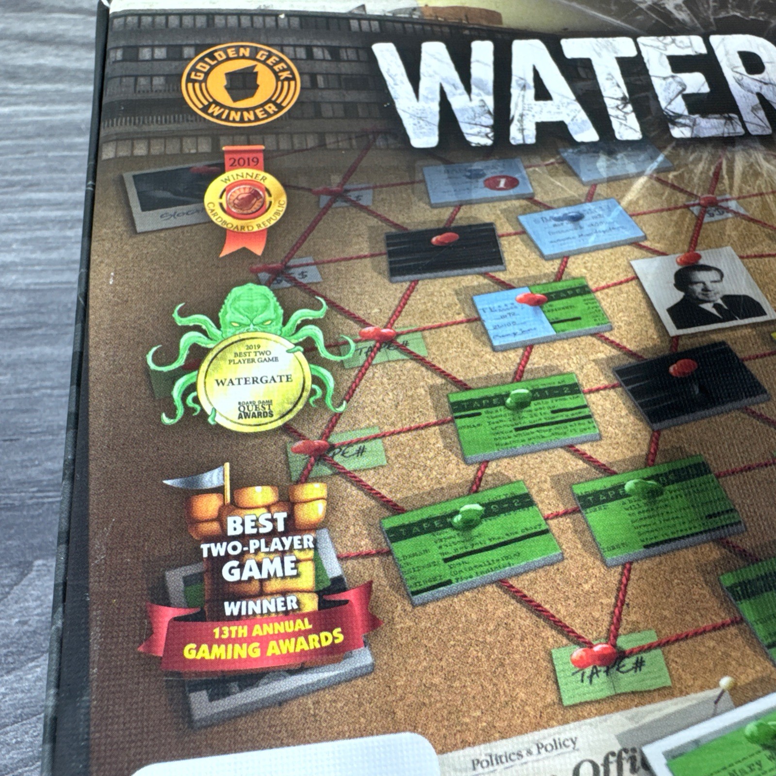 Watergate Board Game By Matthias Cramer 100% Complete Richard Nixon Scandal