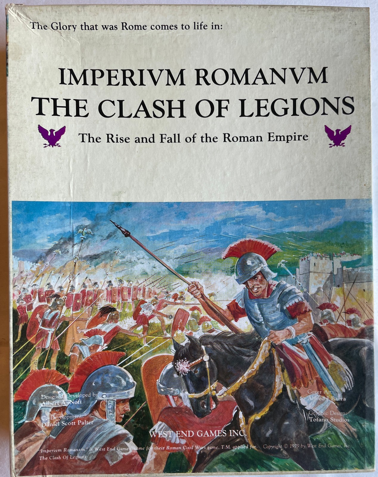 Imperium Romanum West End Games 1979 UNPUNCHED +errata VG+