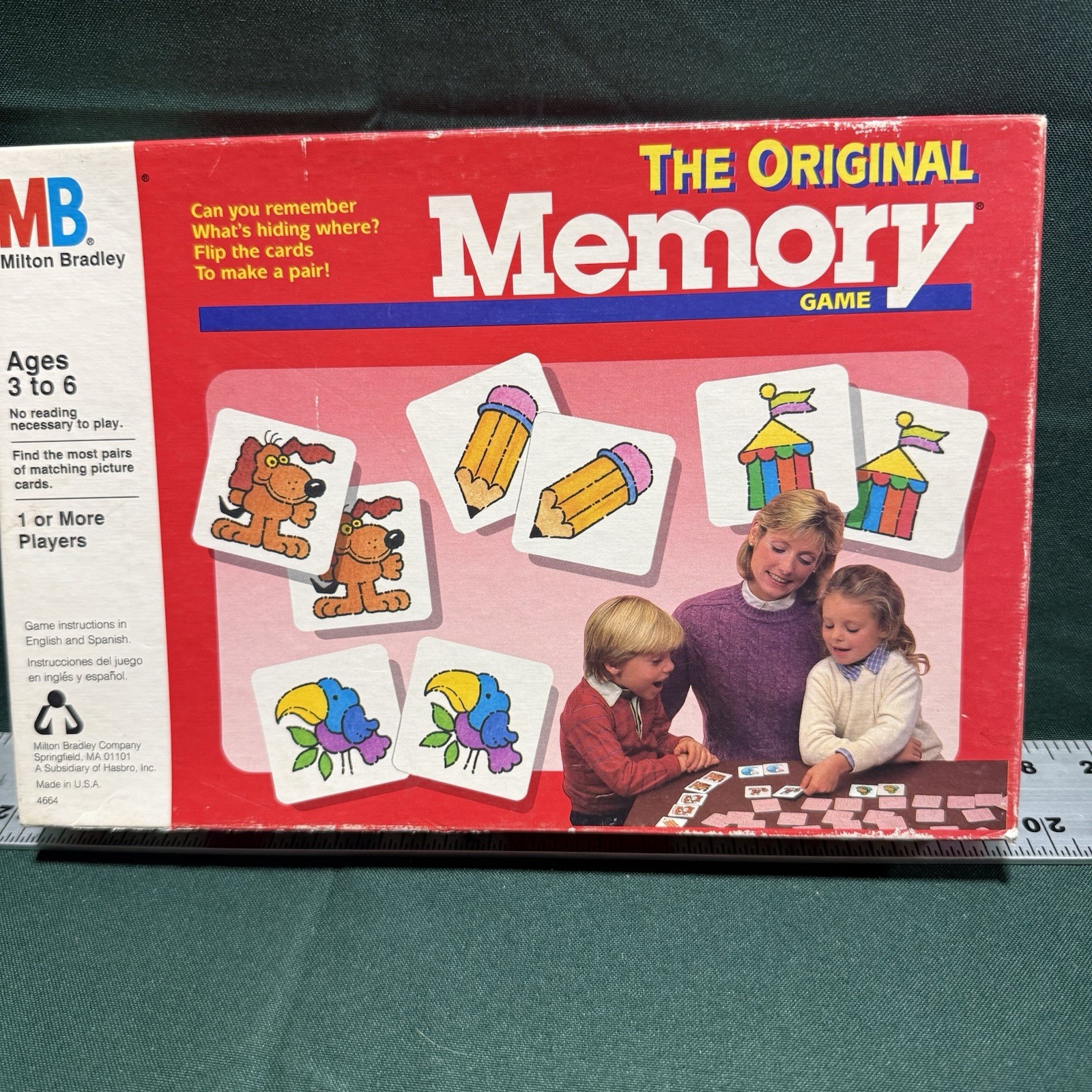 1989 Milton Bradley The Original Memory Game Vintage Ravensburger Complete