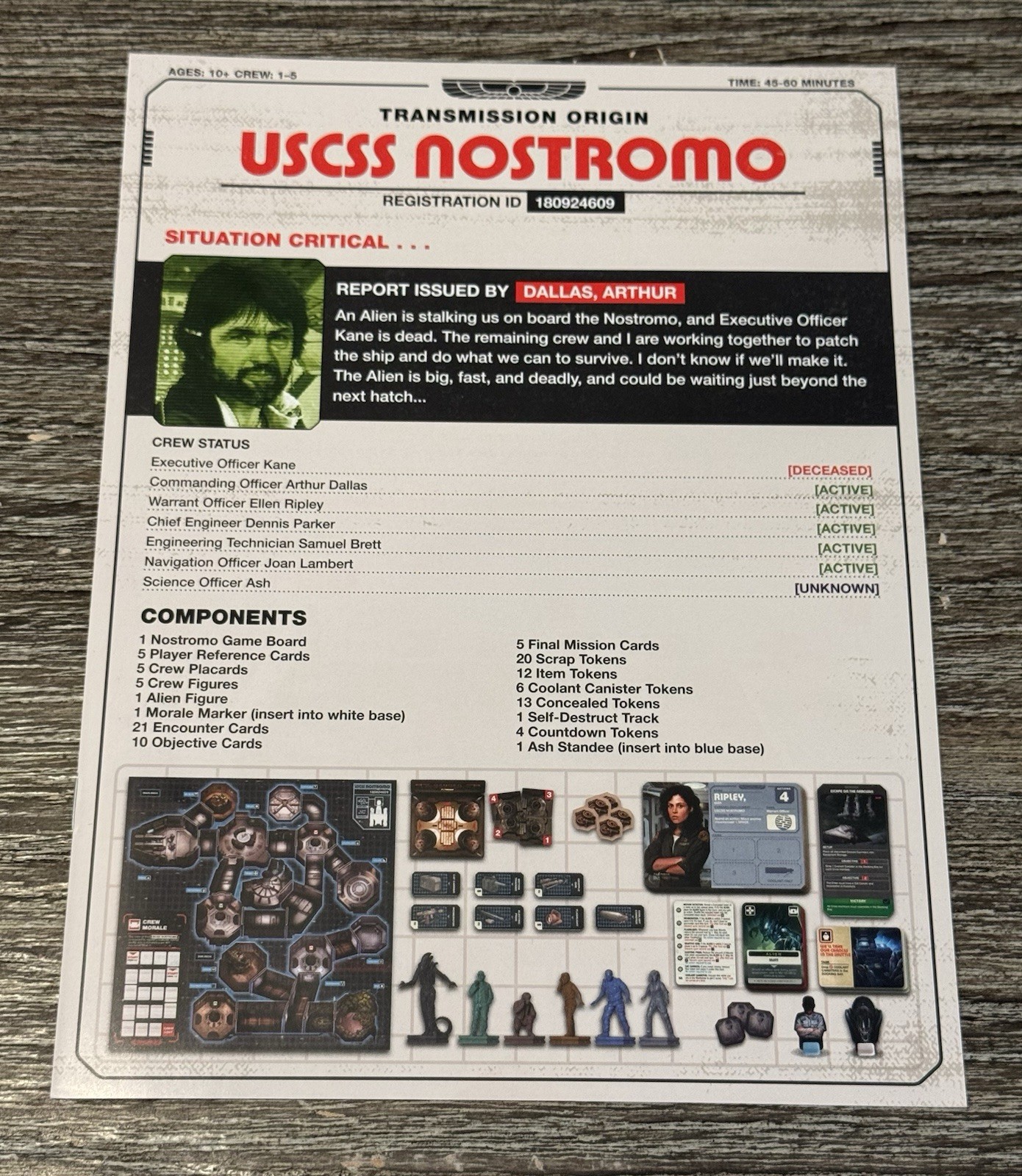 Alien: Fate of the Nostromo Board Game by Ravensburger CIB