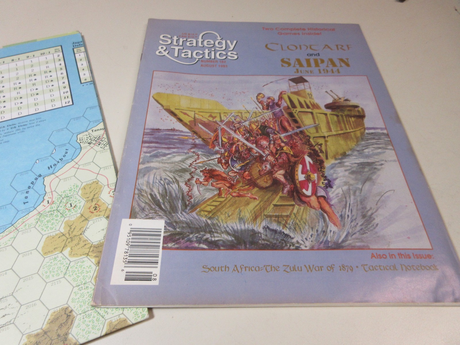 Strategy & Tactics/Decision Magazine War games #162 CLONTARF & SAIPAN UNPUNCHED