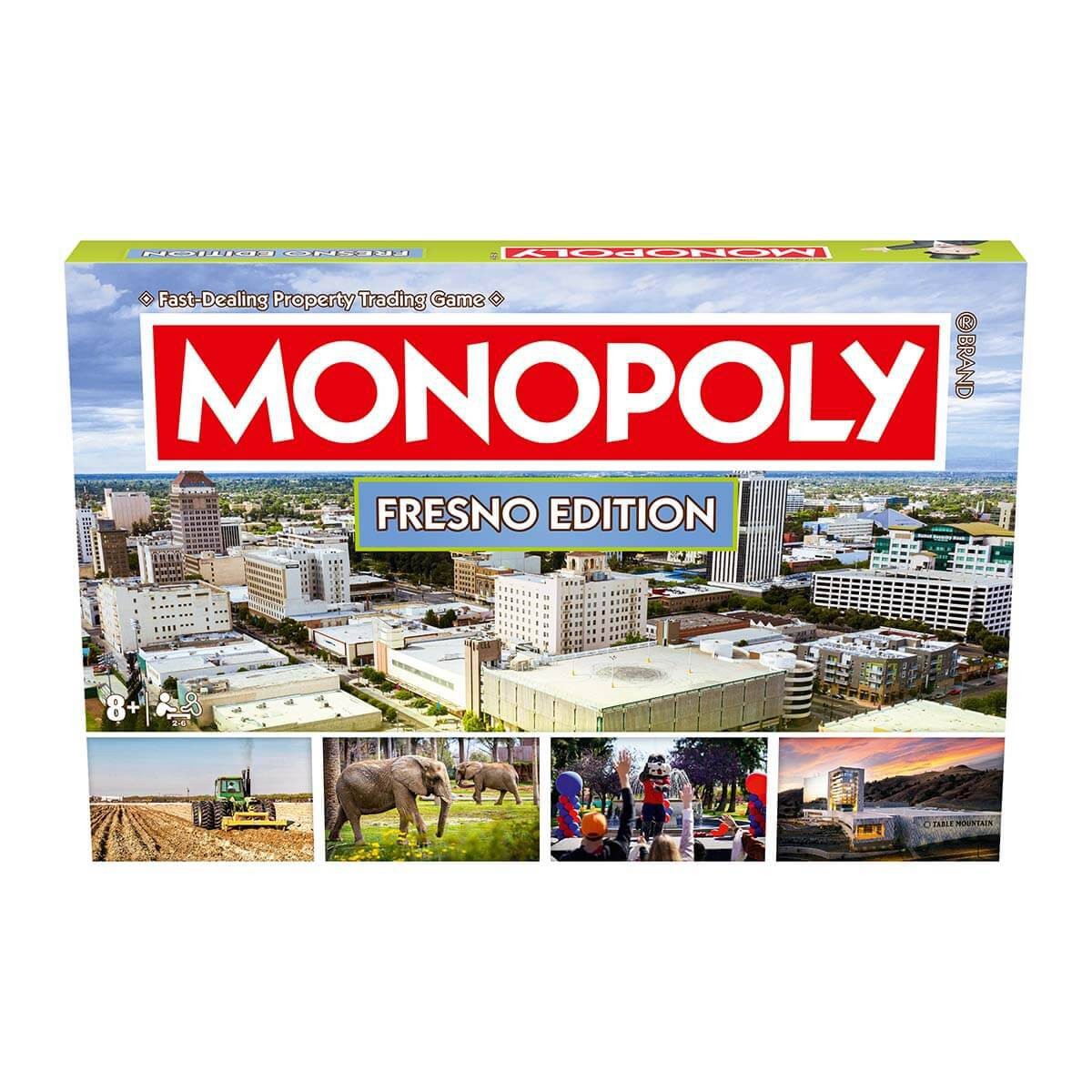 Fresno, CA Monopoly Board Game – New & Sealed