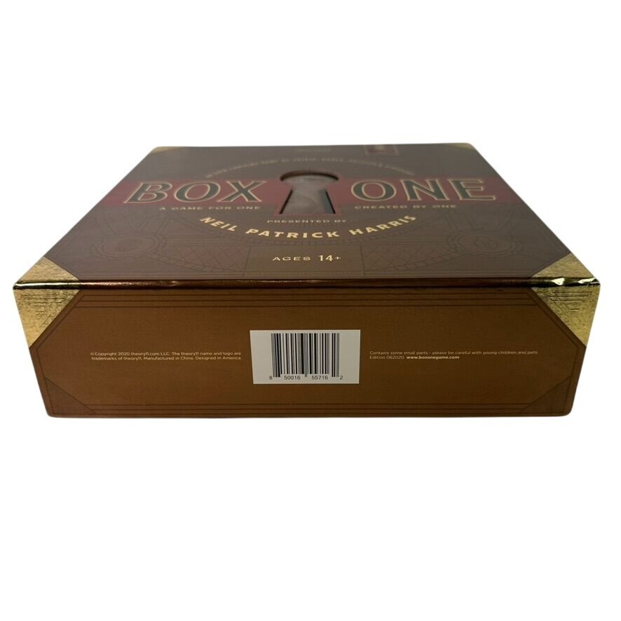 BOX ONE Game by Neil Patrick Harris THEORY 11 Trivia Codes Puzzles 2020