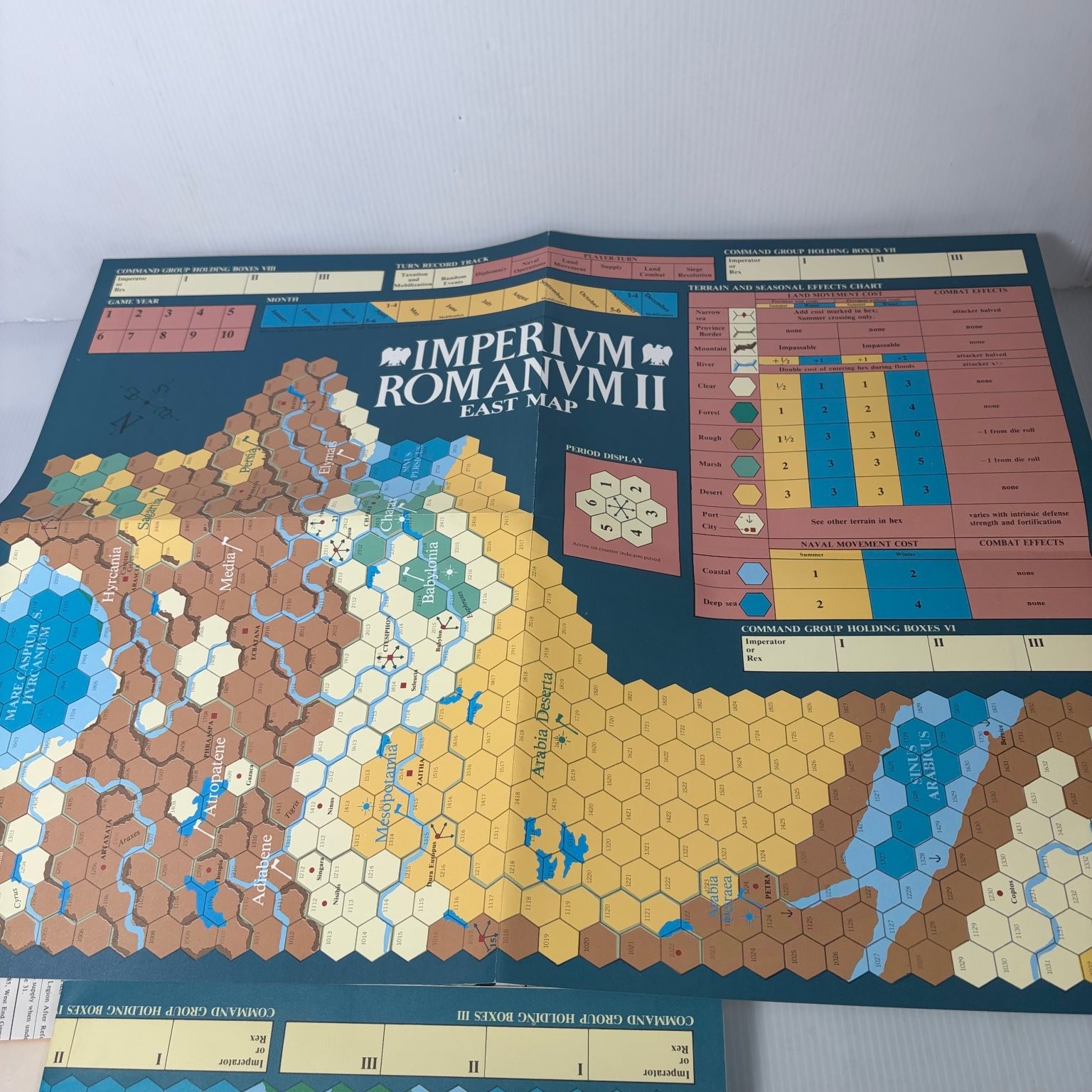 Imperium Romanum II West End Games Board Game Unpunched Unplayed w/ Errata