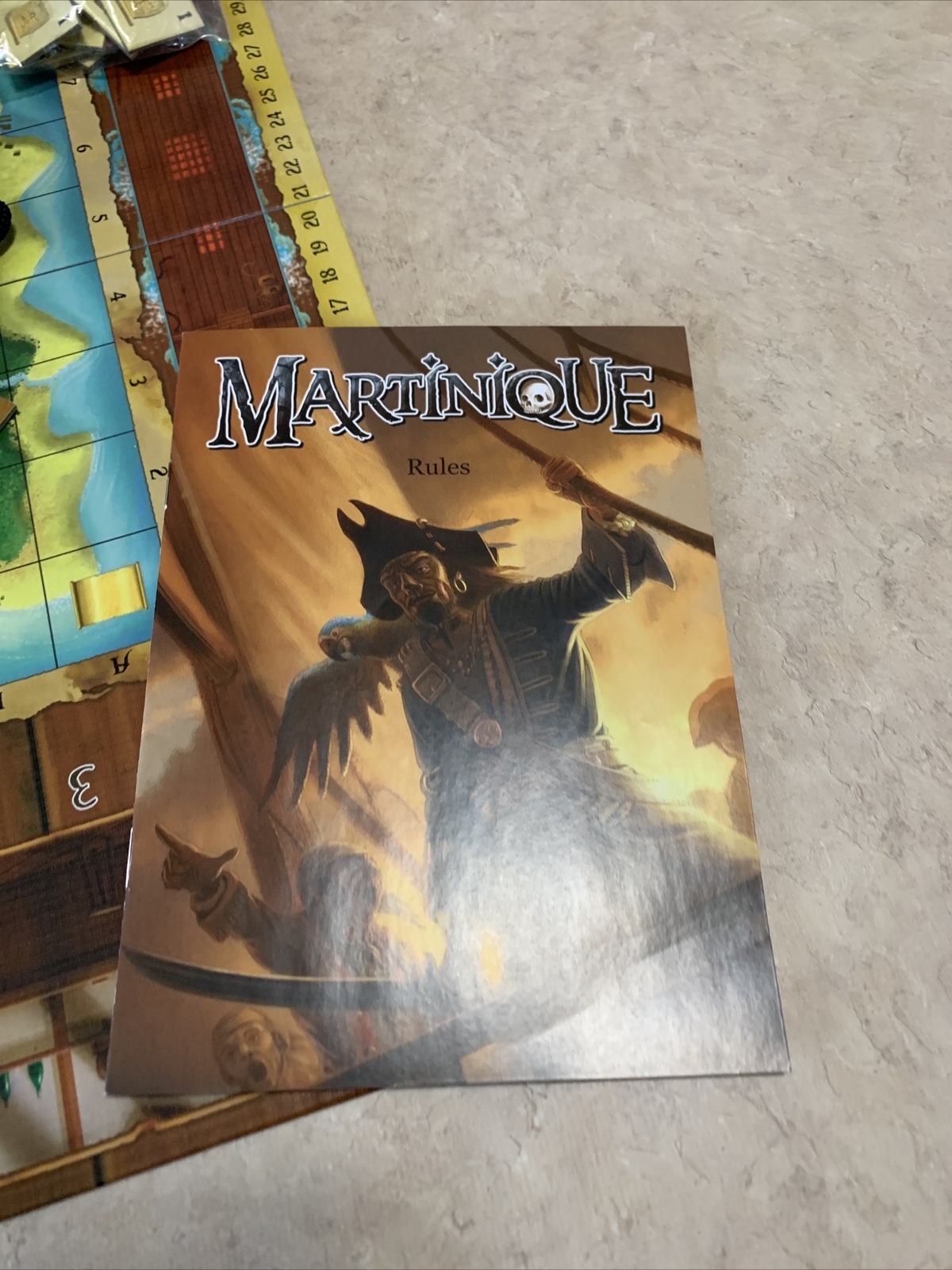 Martinique (Board Game, 2010) Z-Man Games White Goblin Emanuele Ornella COMPLETE