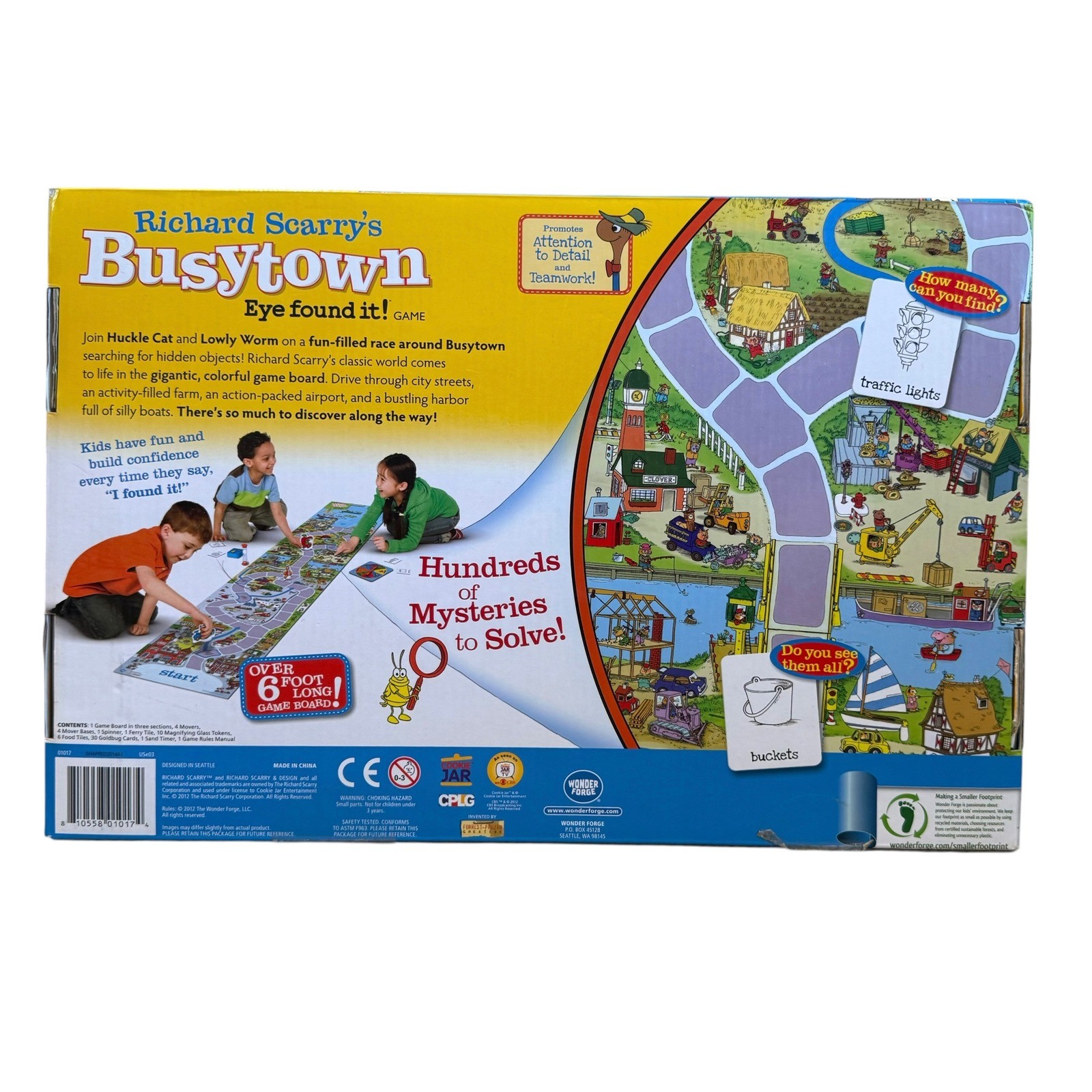 Wonder Forge Richard Scarry Busytown Eye Found It Board Game Complete