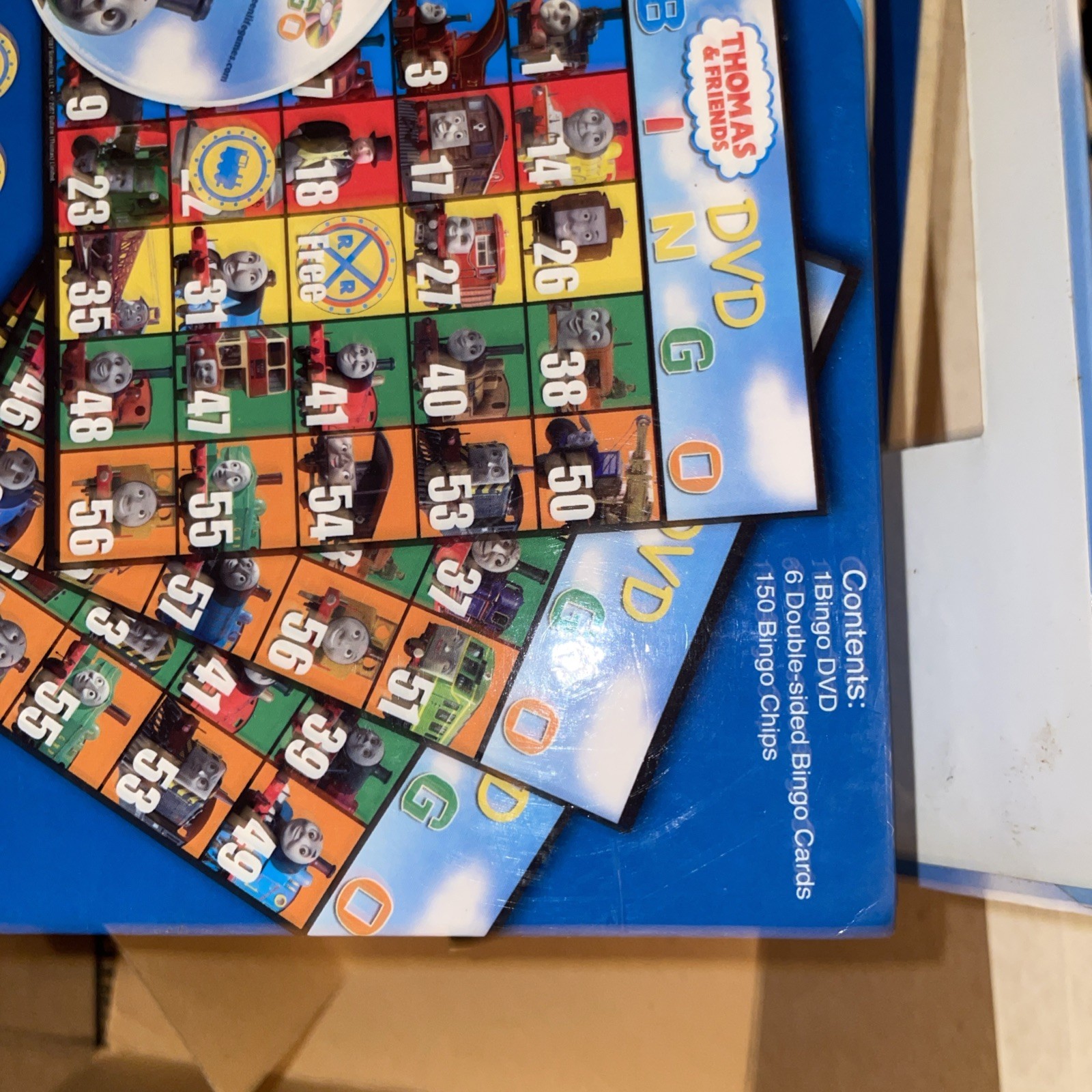 Thomas & Friends DVD Bingo Game Sealed Screenlife Kids Board Game 2–6 Players